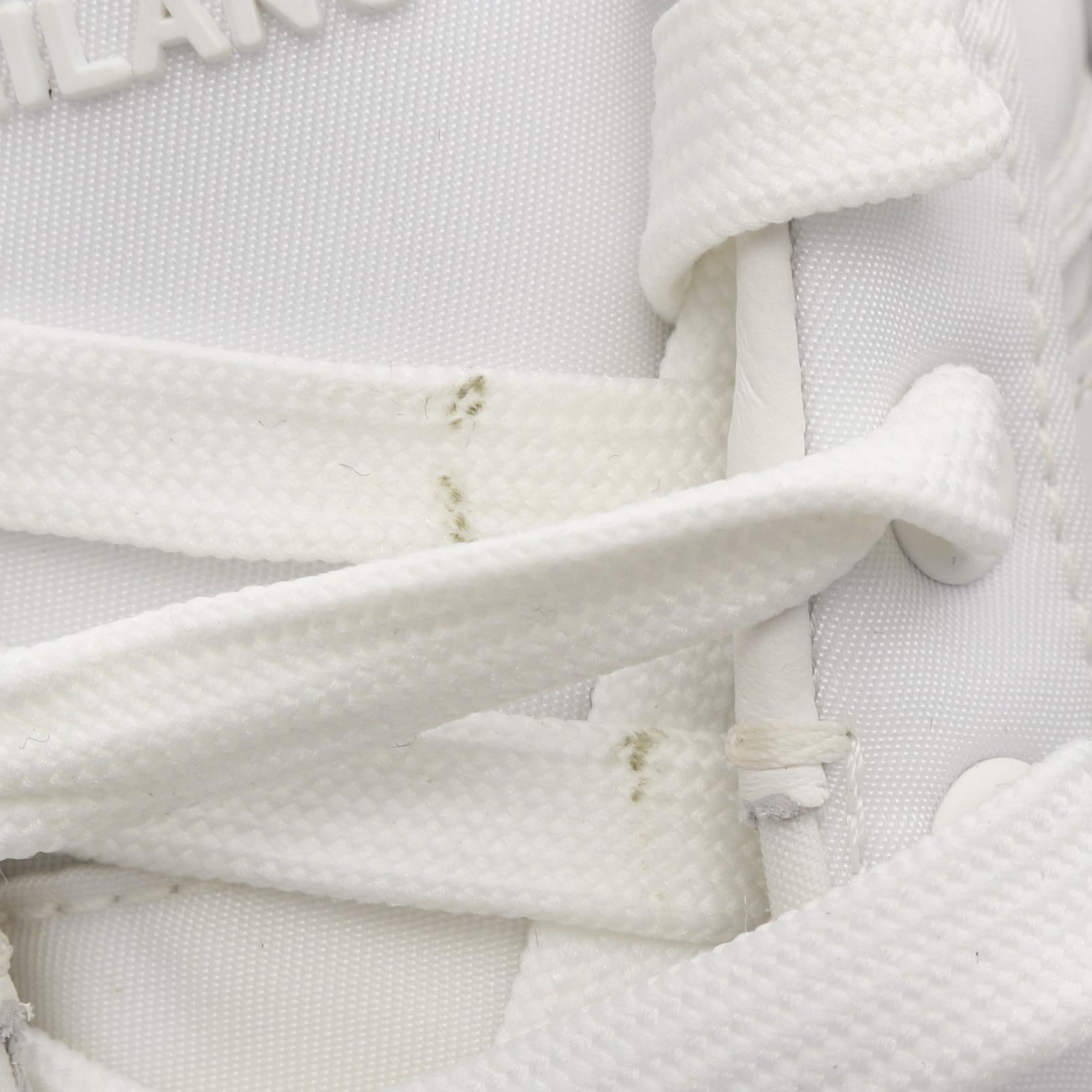 プラダ Re-Nylon FORUM LOW レザー ファブリック スニーカー