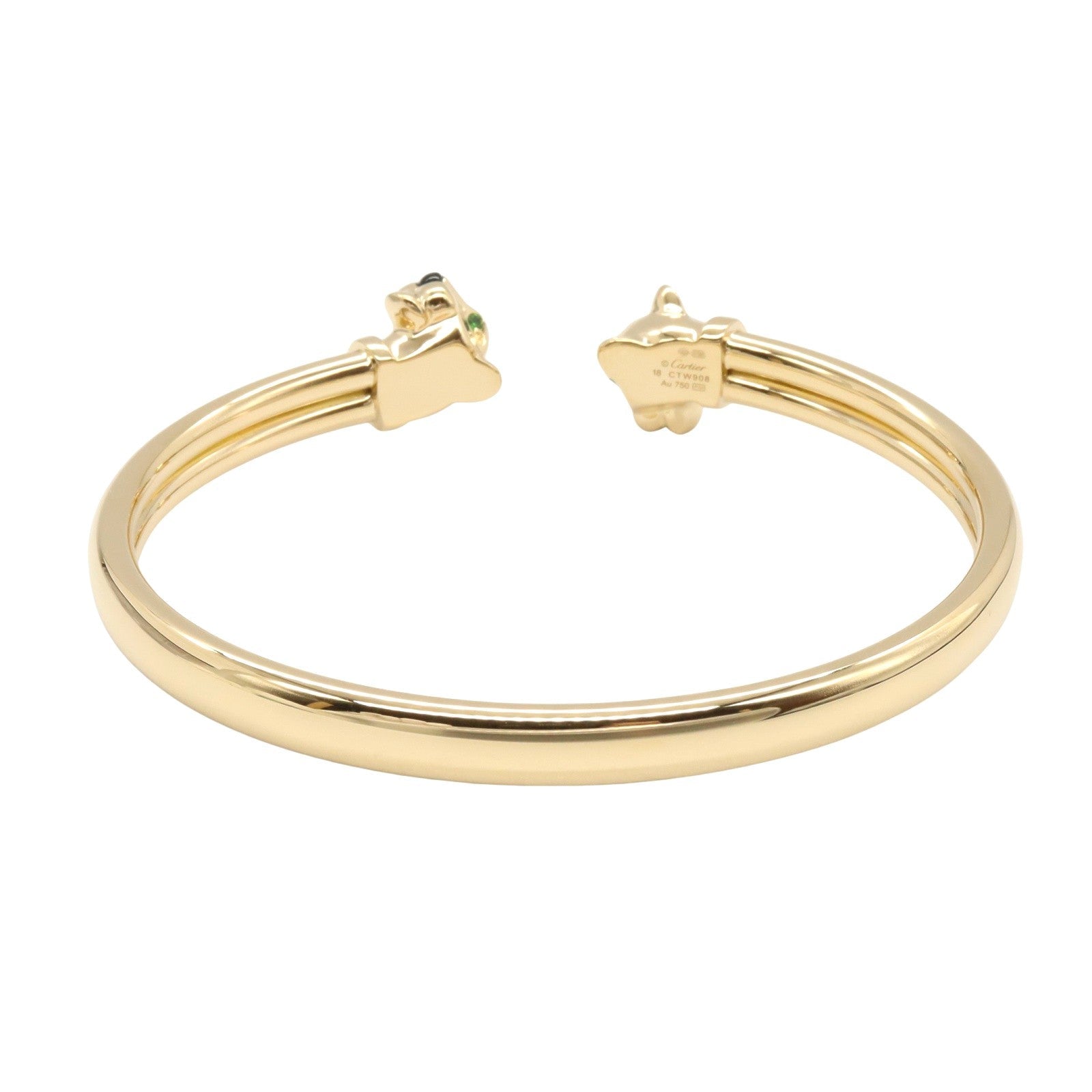 カルティエ パンテール Au750 バングル サイズ 17
