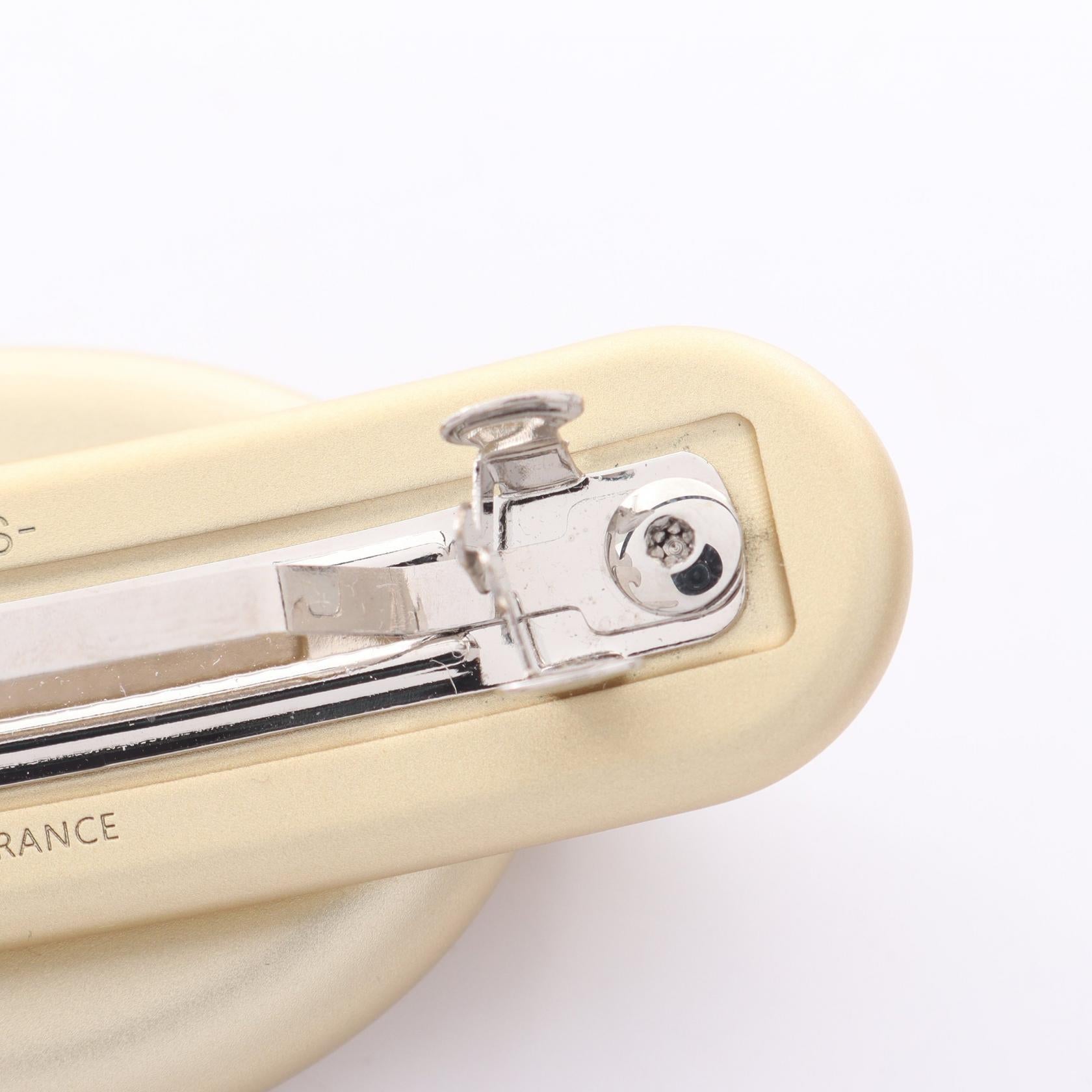 エルメス シェーヌ ダンクル トリマイロン PM ステンレス バレッタ