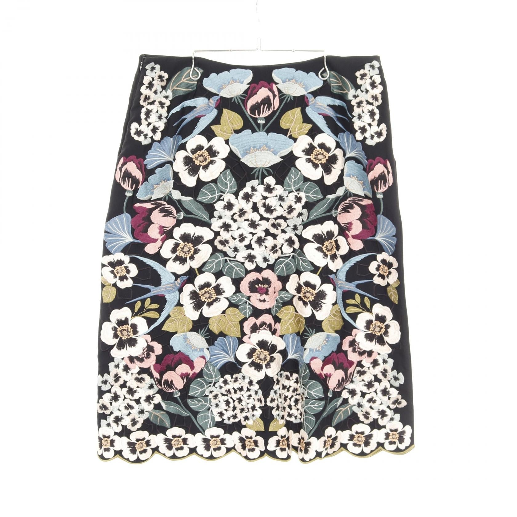 ヴァレンティノ 刺繍 ポリエステル スカート