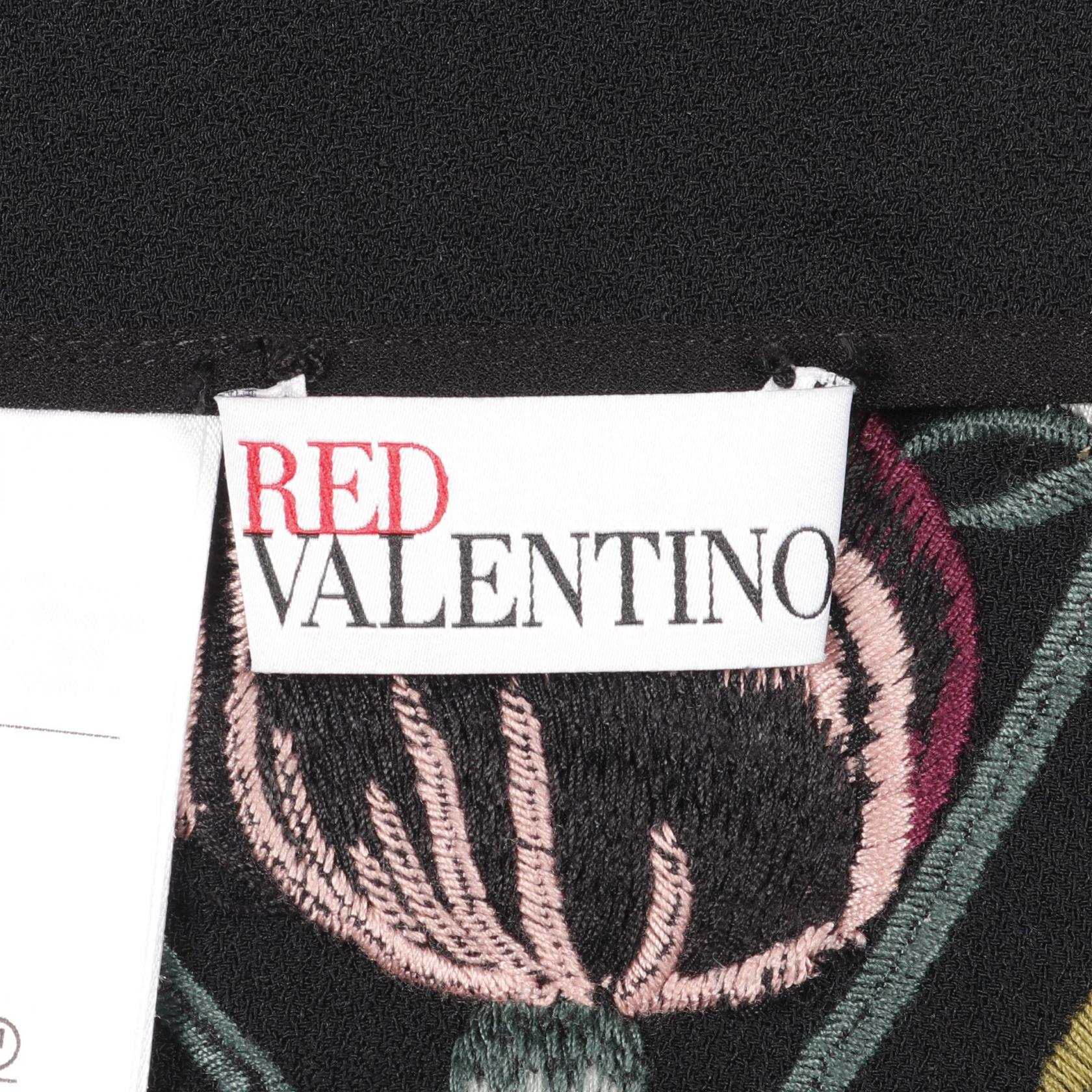 ヴァレンティノ 刺繍 ポリエステル スカート