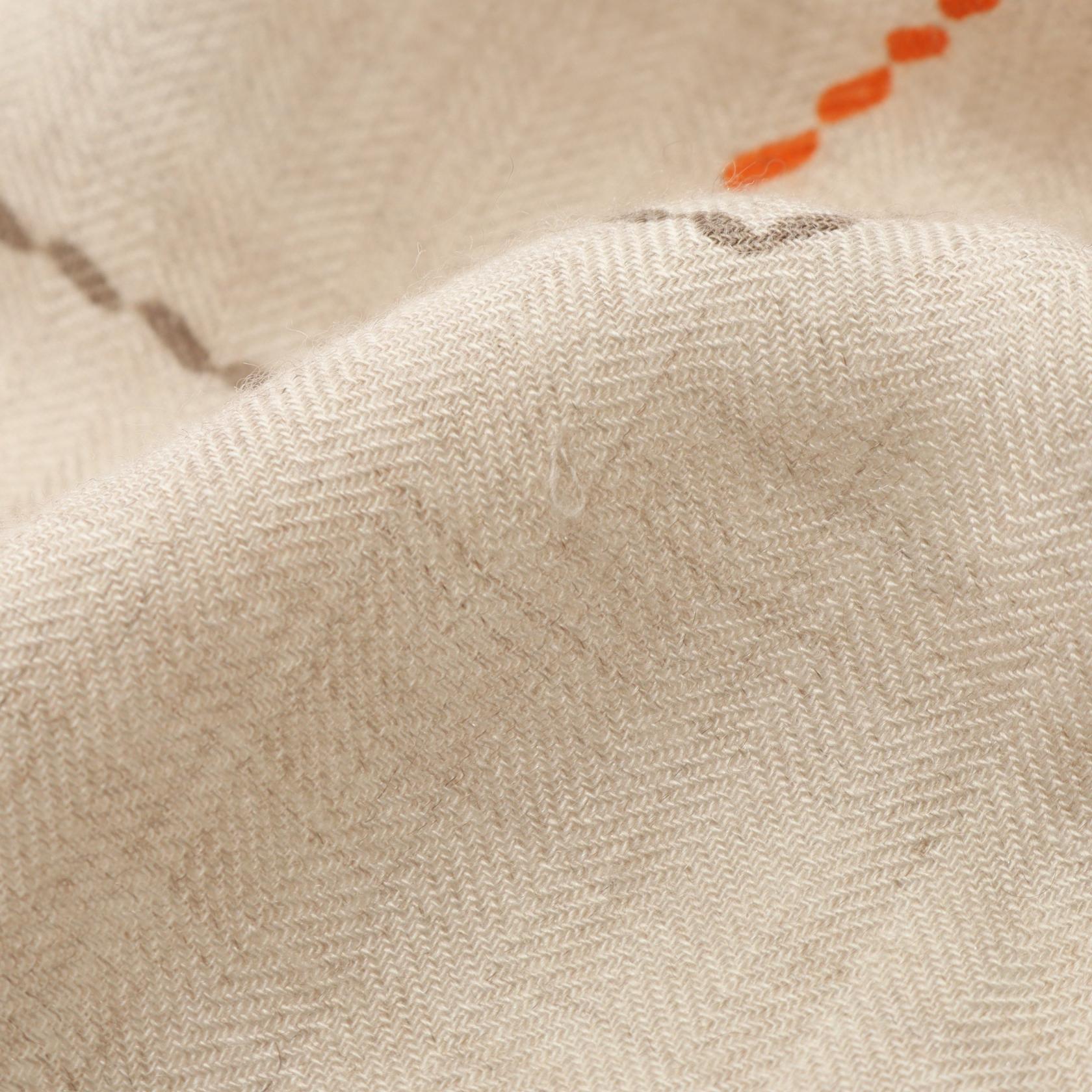 エルメス カレ 140 ピケ セリエ シルク カシミヤ スカーフ