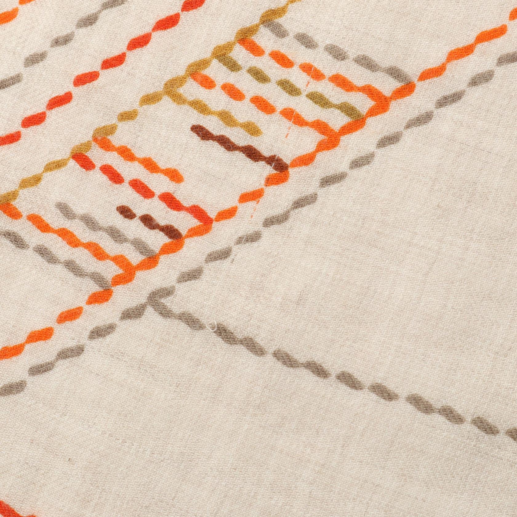 エルメス カレ 140 ピケ セリエ シルク カシミヤ スカーフ