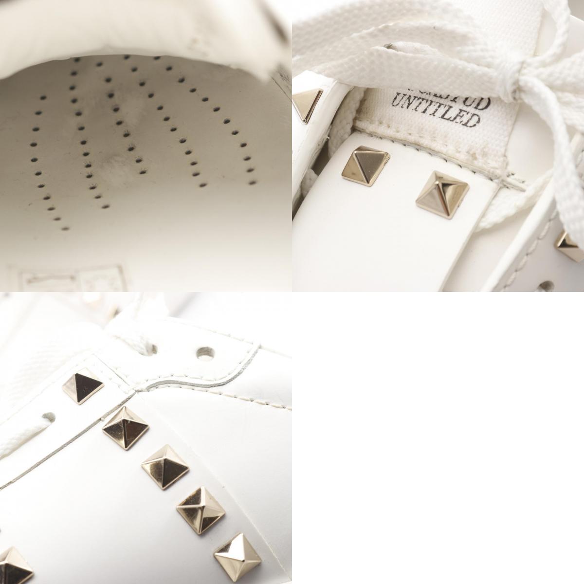 ヴァレンティノ ガラヴァーニ ロックスタッズ アンタイトルド レザー スニーカー