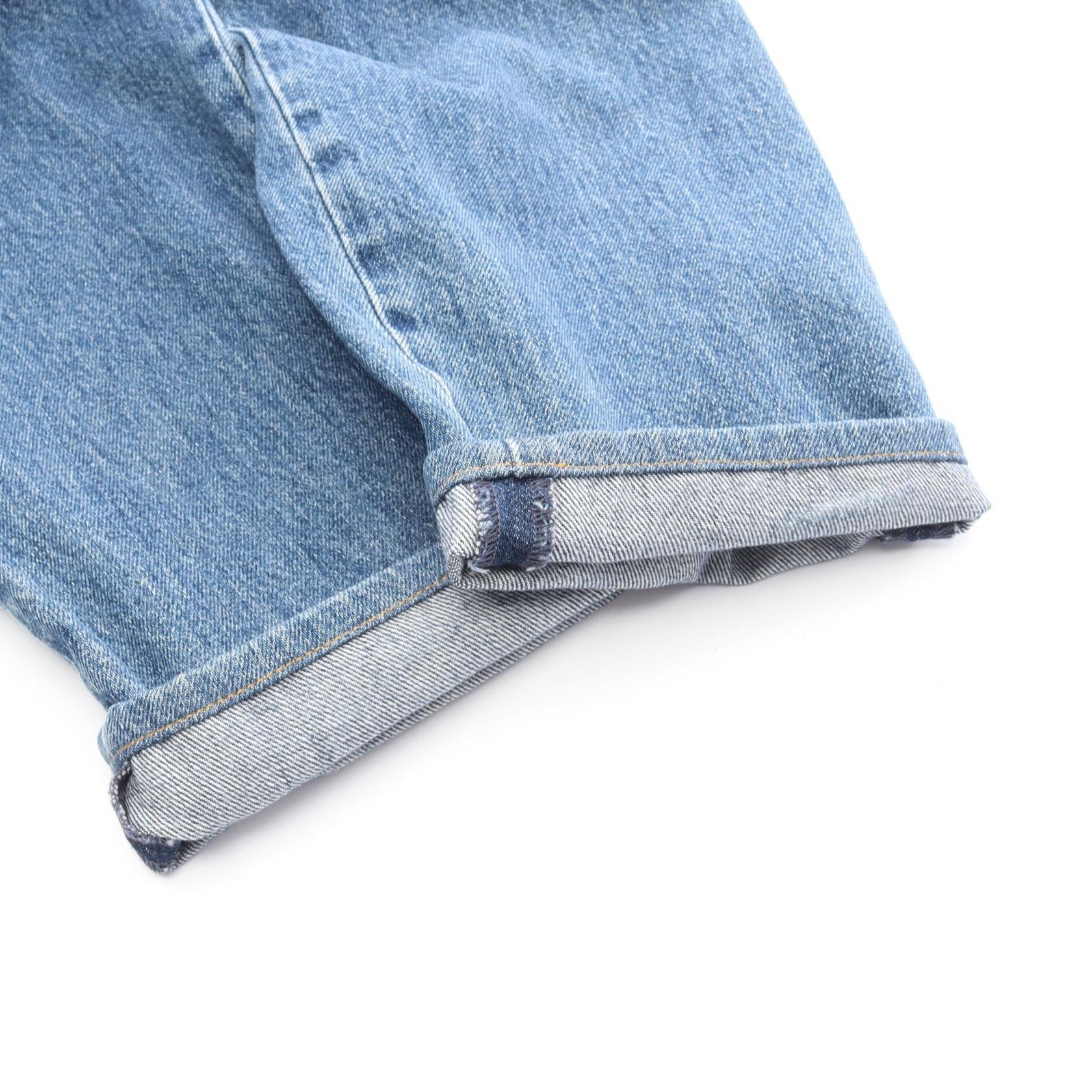 シャネル ココ マーク ボタン コットン デニム パンツ