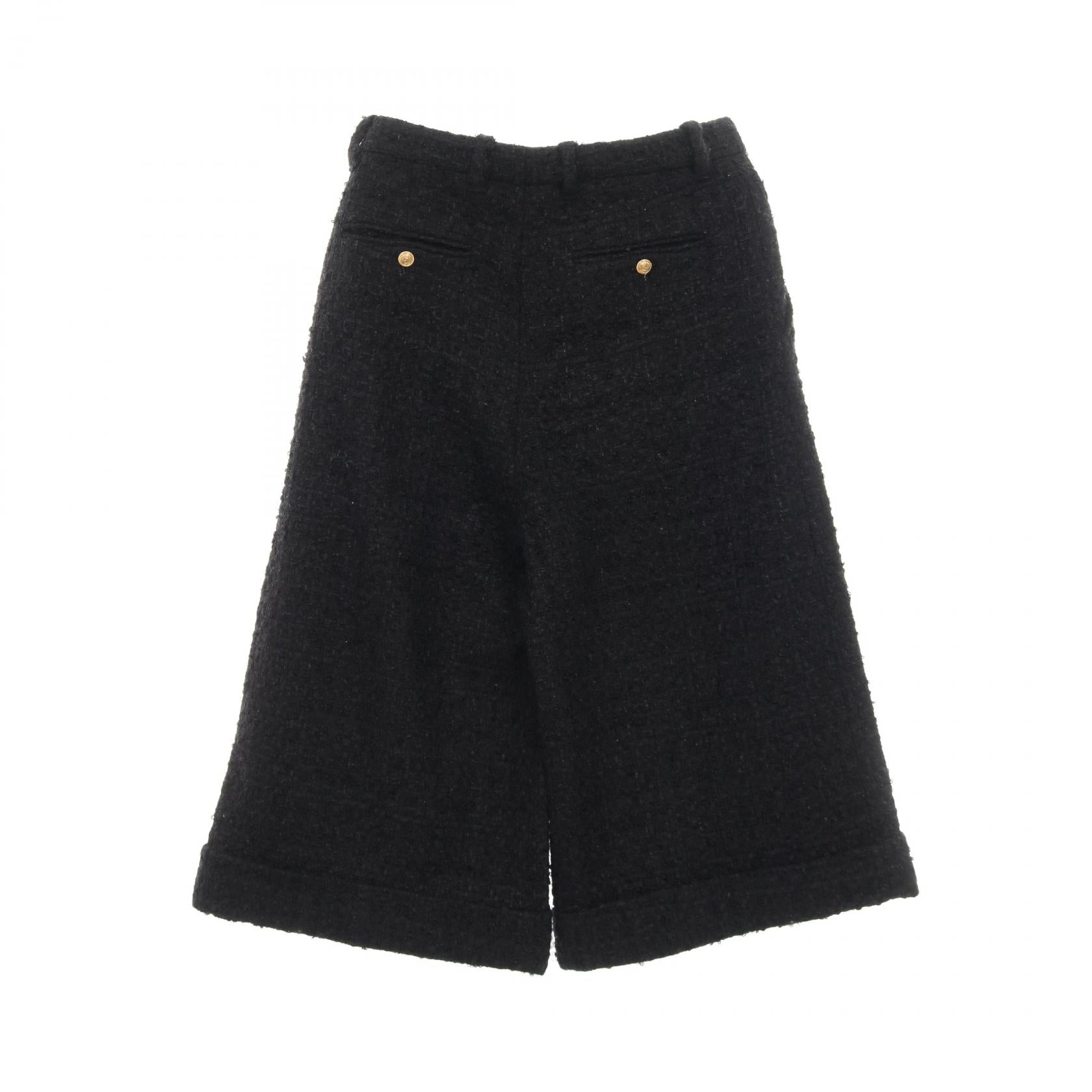 グッチ ツイード ウールクロップドパンツ