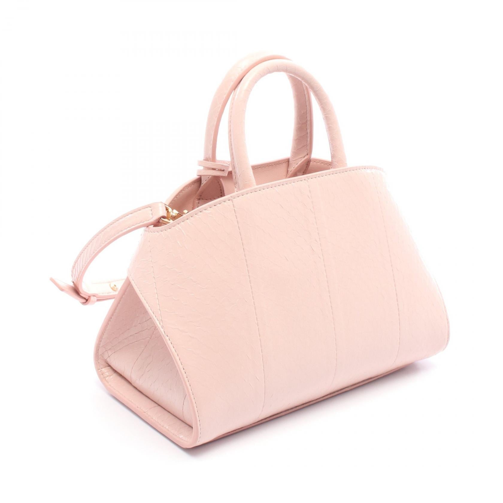 サルヴァトーレ フェラガモ HUG レザーハンドバッグ