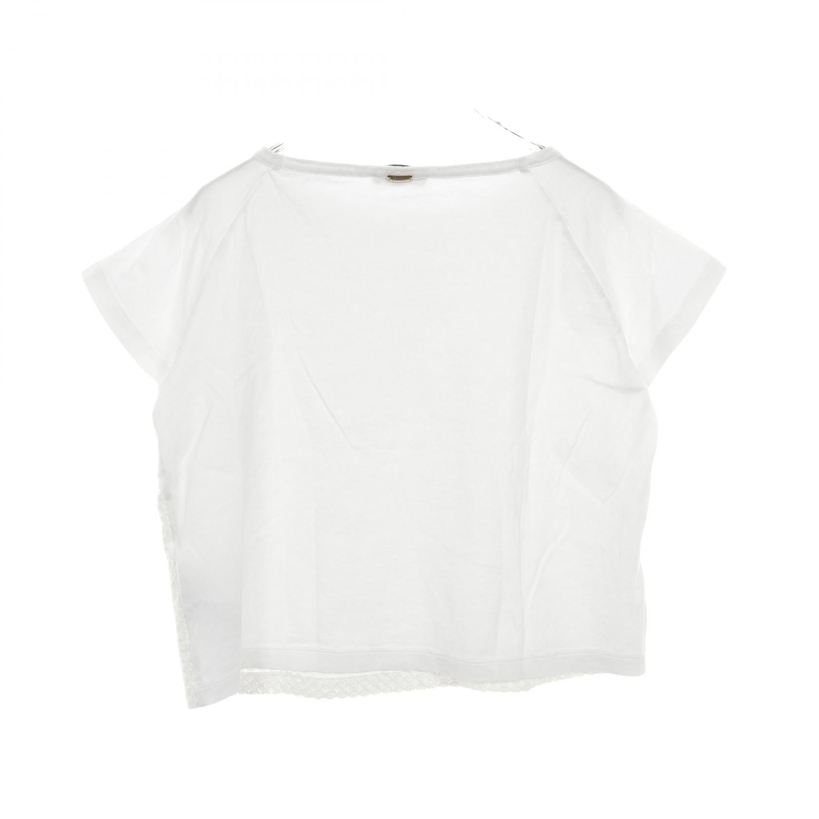 ヘルノ SUPERFINE COTTON JERSEY SPRING LACE コットントップス