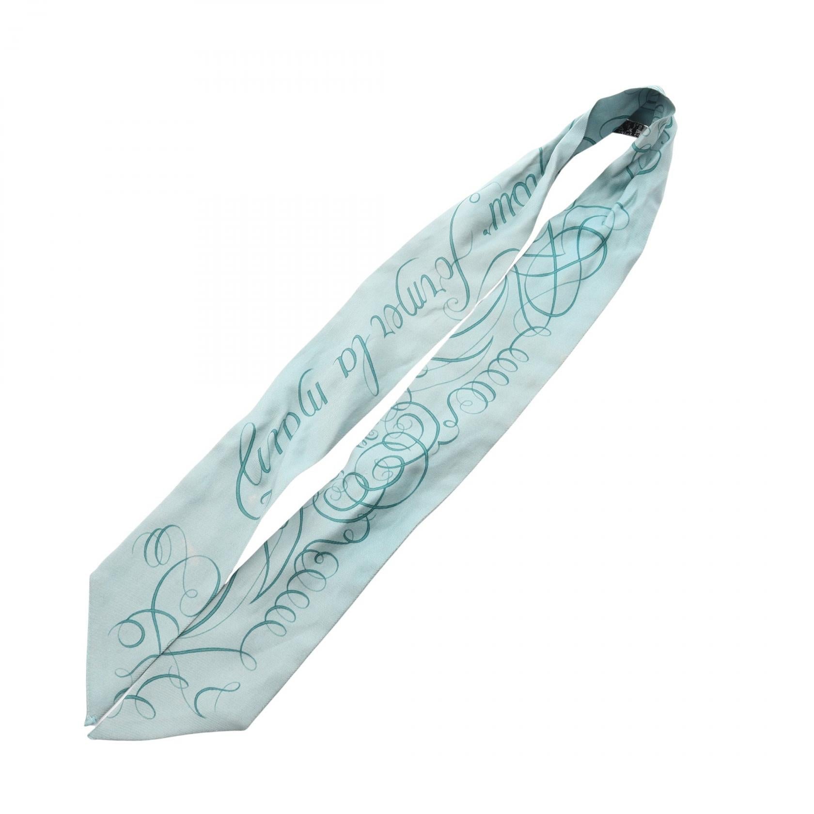 エルメス Exercice pour foumer la main シルクスカーフ