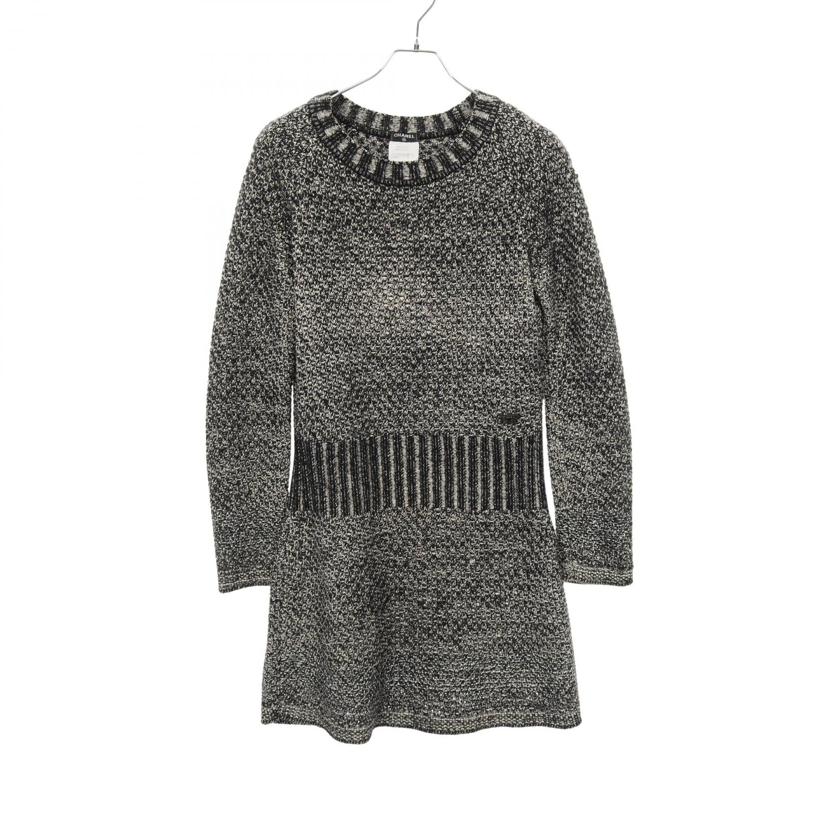シャネル シルクウールカシミヤワンピース