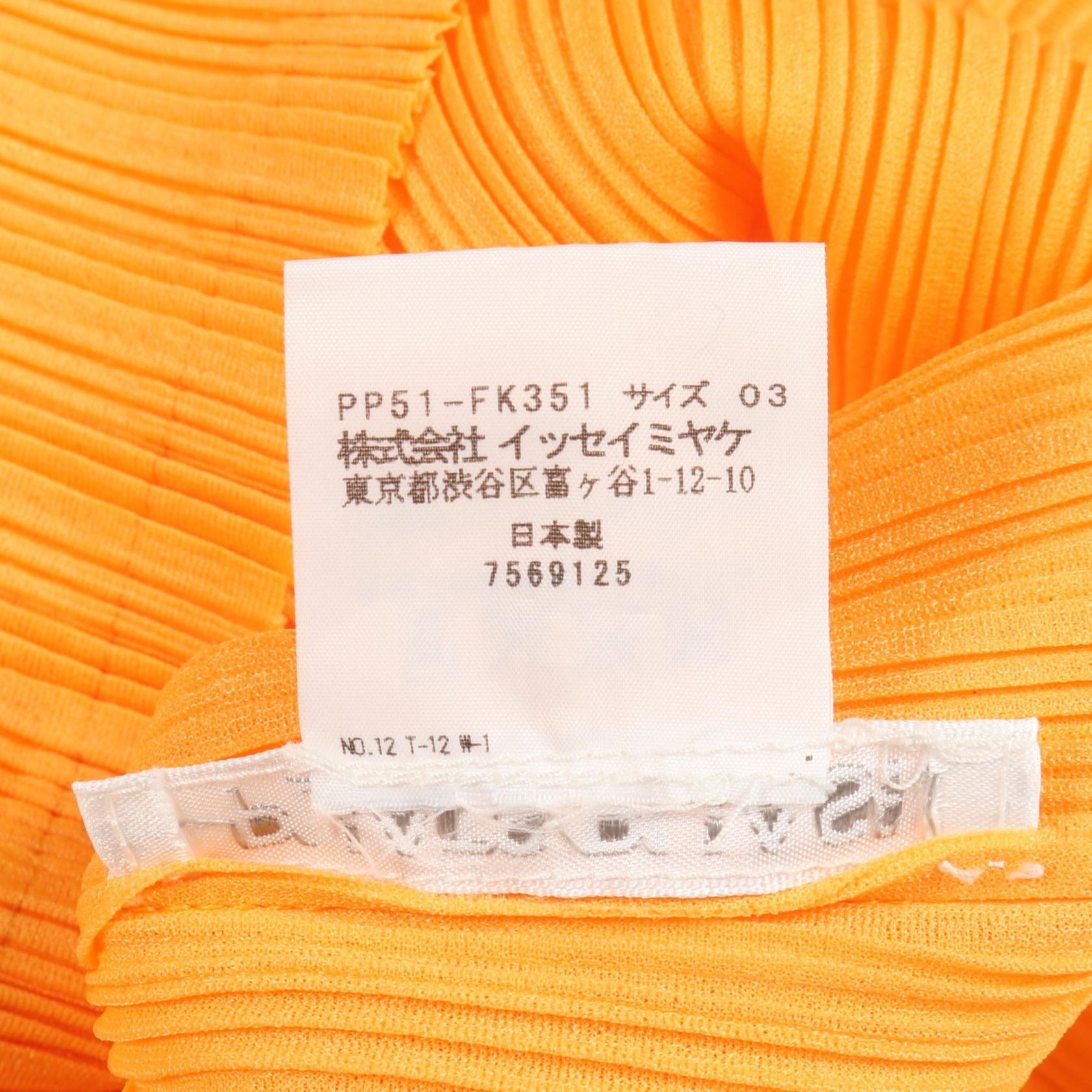 プリーツプリーズ プリーツ ポリエステルトップス
