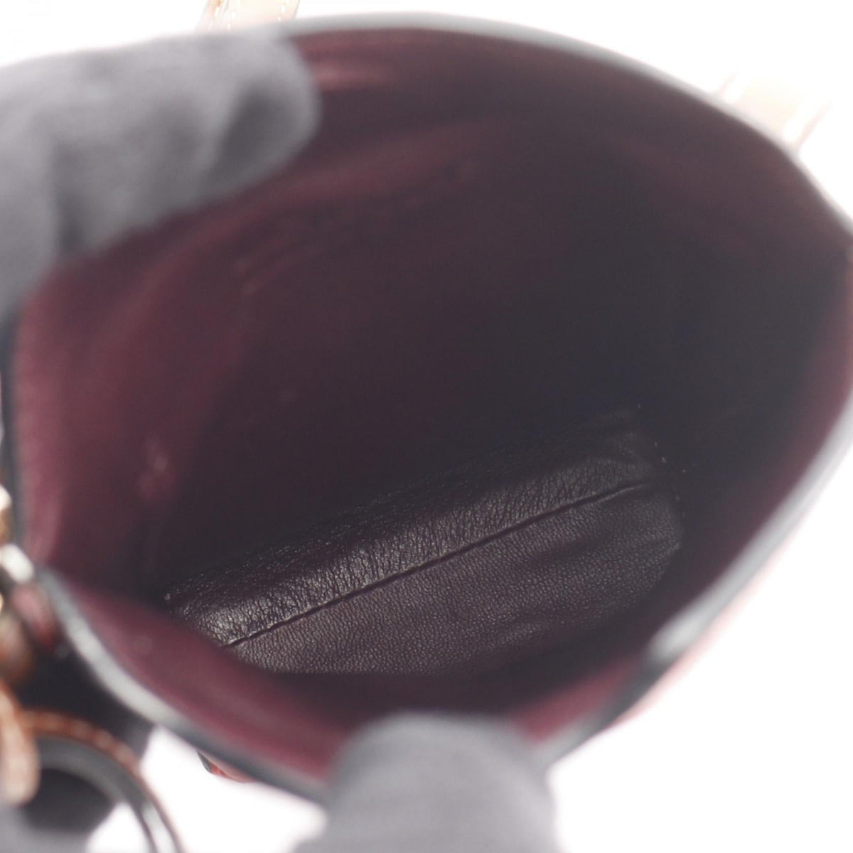 ロエベ GATE POCKET レザーショルダーバッグ