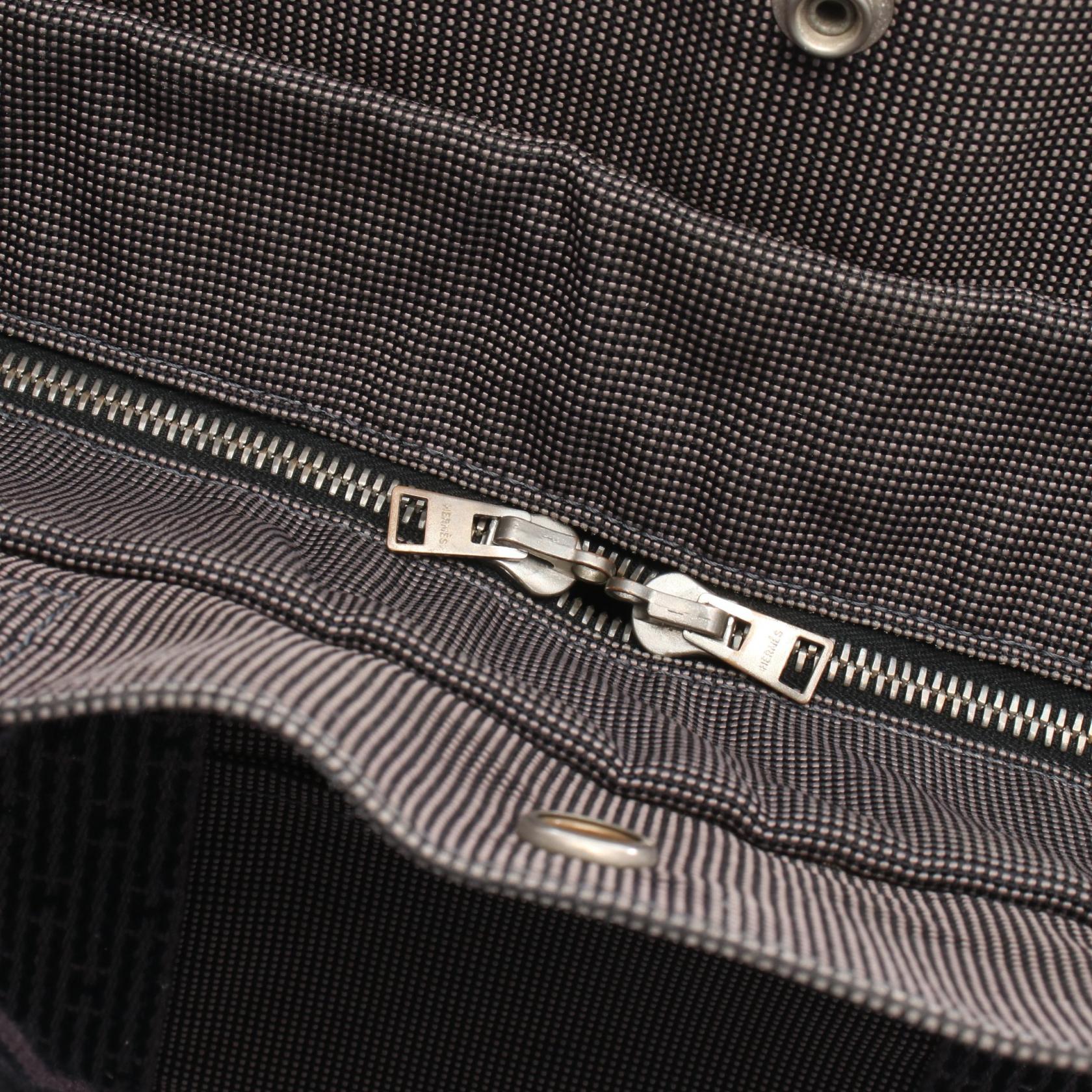 エルメス エールラインGM ナイロンキャンバス トートバッグ