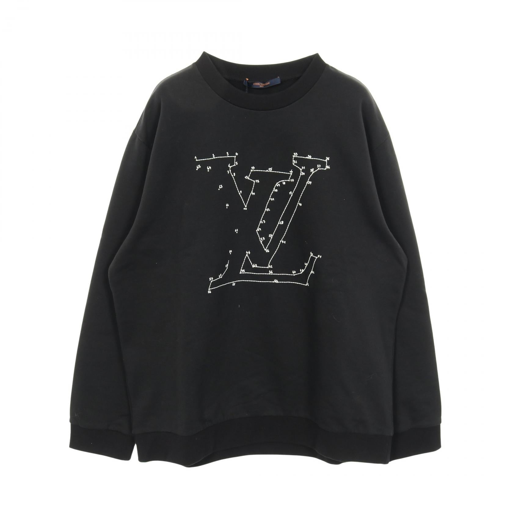 ルイヴィトン LVステッチプリントエンブロイダリー コットンスウェット