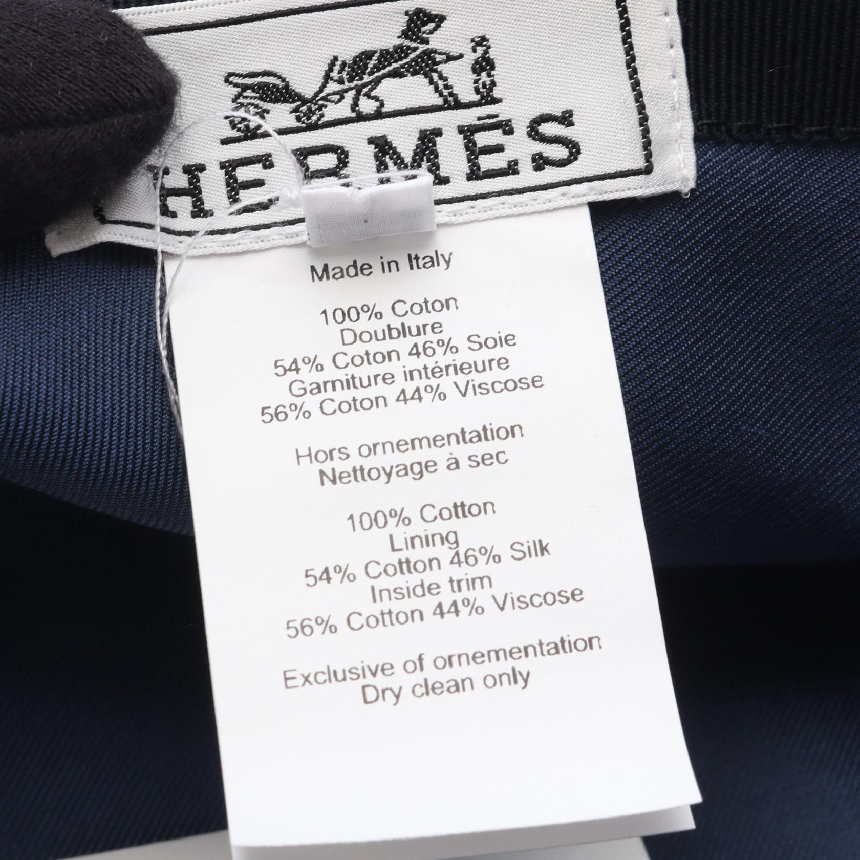 エルメス ハーパーHエレクトリック コットンハット