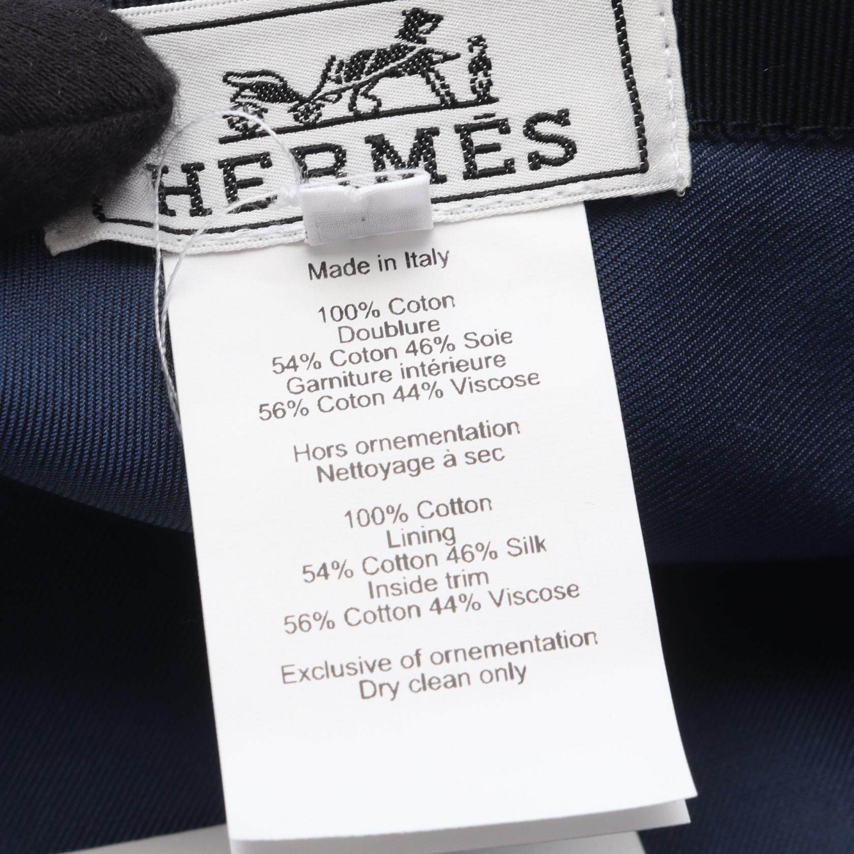 エルメス ハーパーHエレクトリック コットンハット