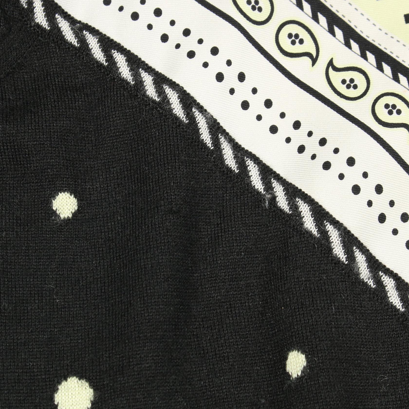 エルメス ツイルレーヌHARNAIS DE COUR カシミヤシルクニット38