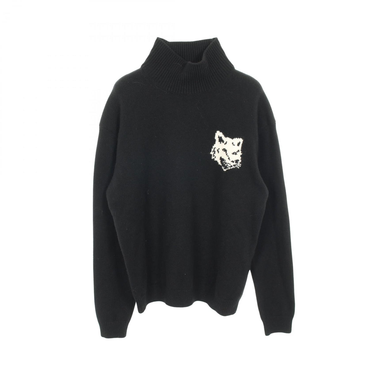 メゾンキツネ FOX HEAD ウールニット