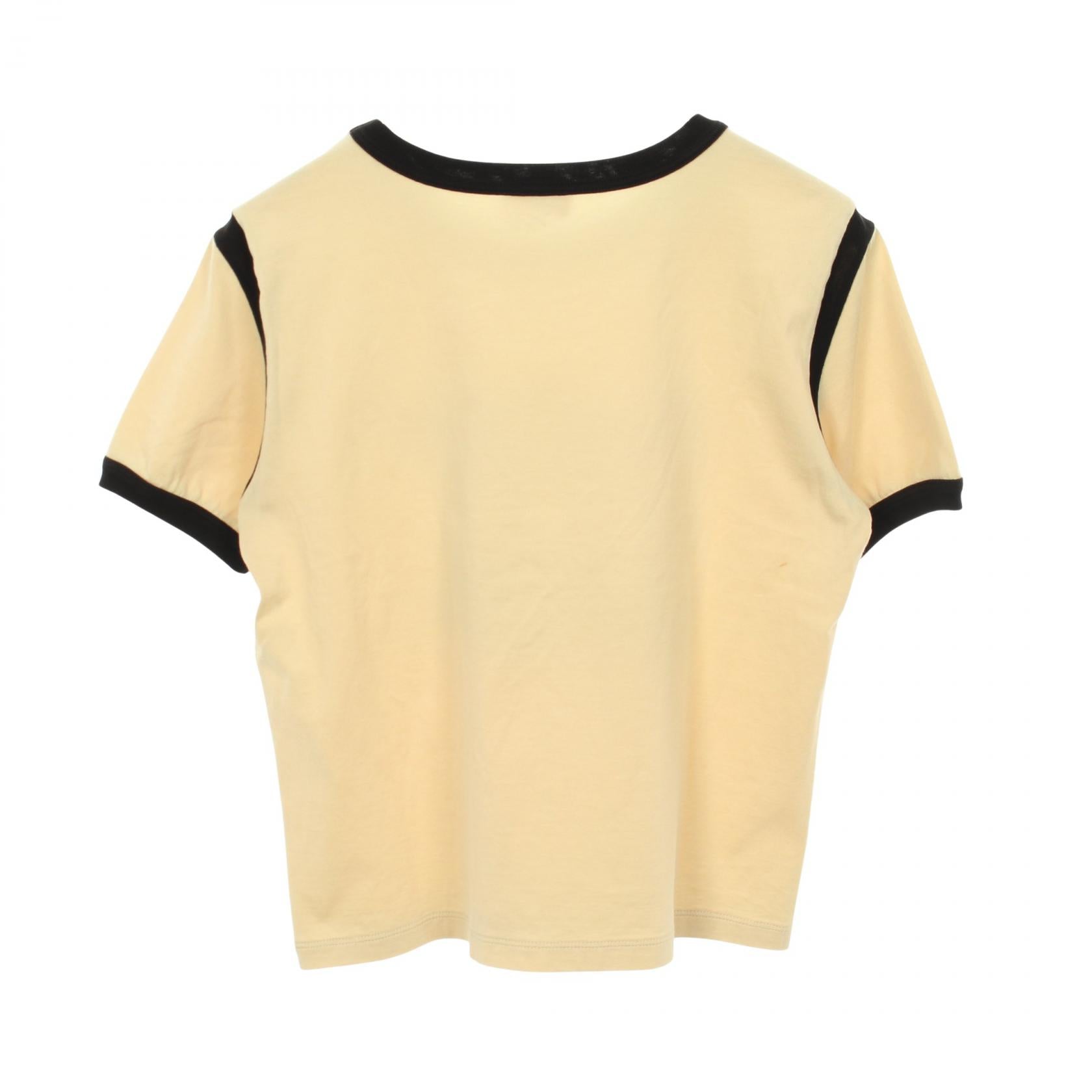 セリーヌ トリオンフロゴ コットン半袖Tシャツ
