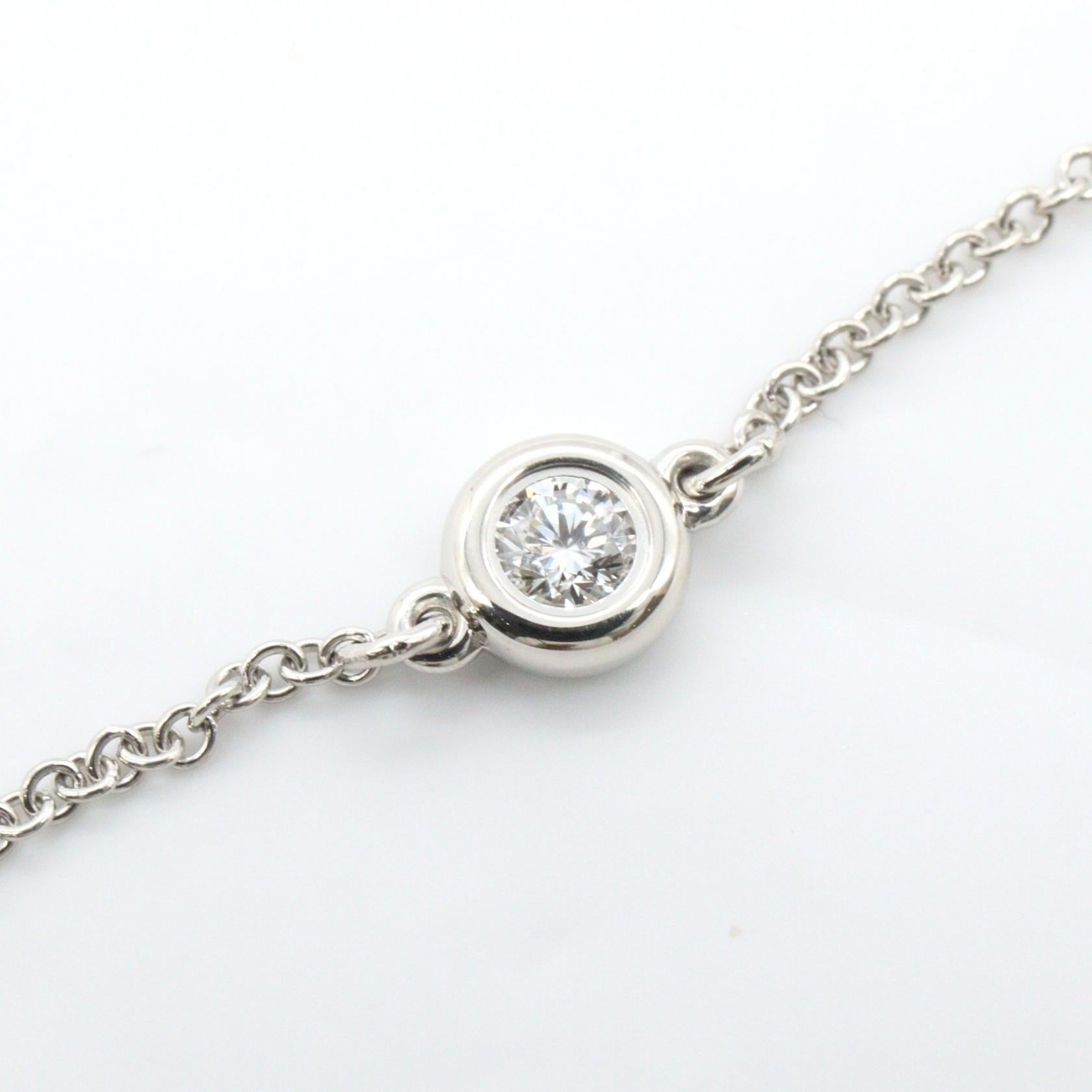 ティファニー バイザヤード Pt950プラチナ ダイヤモンド ブレスレット 日本限定