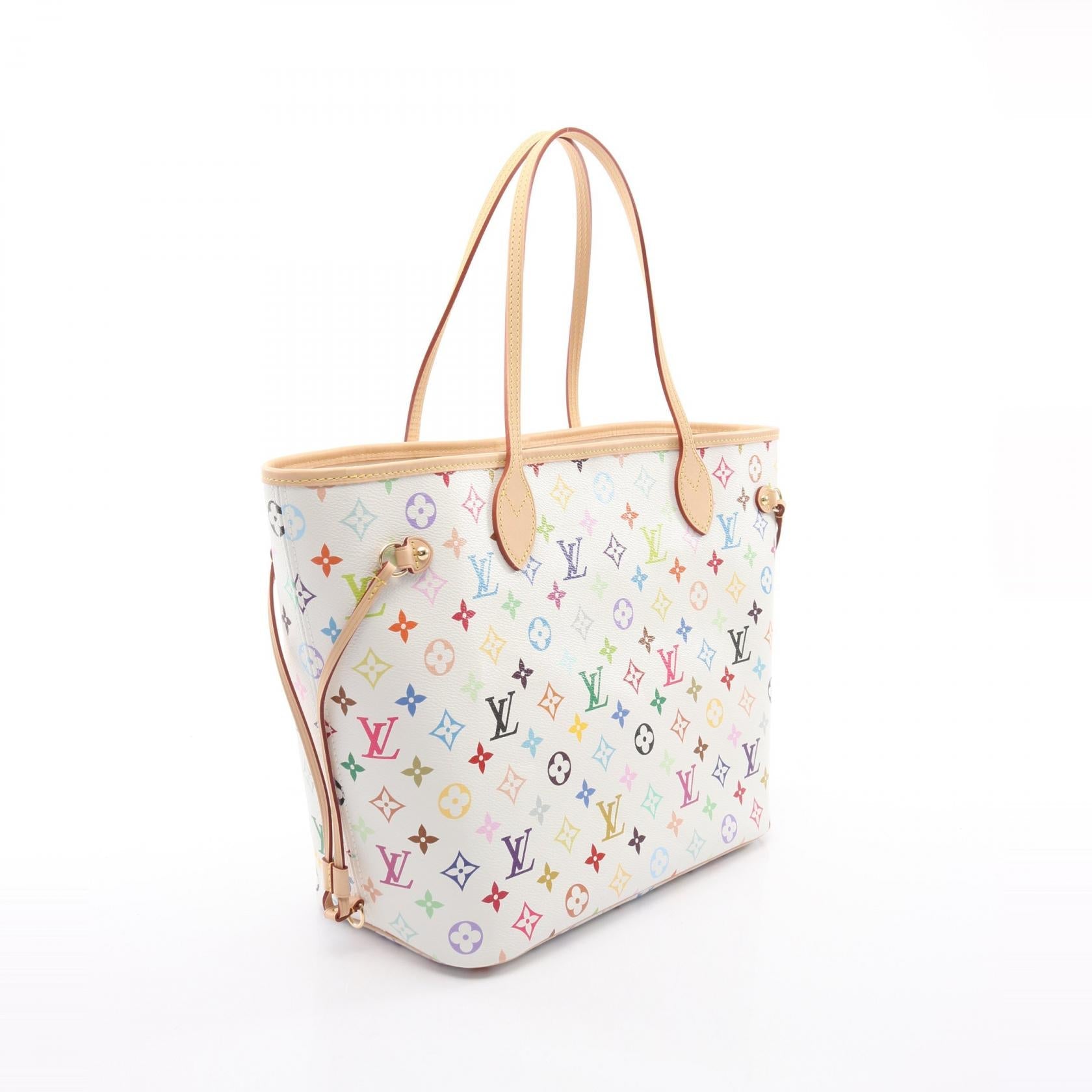 ルイヴィトン LV × TM モノグラムマルチカラー PVCコーティングキャンバス トートバッグ