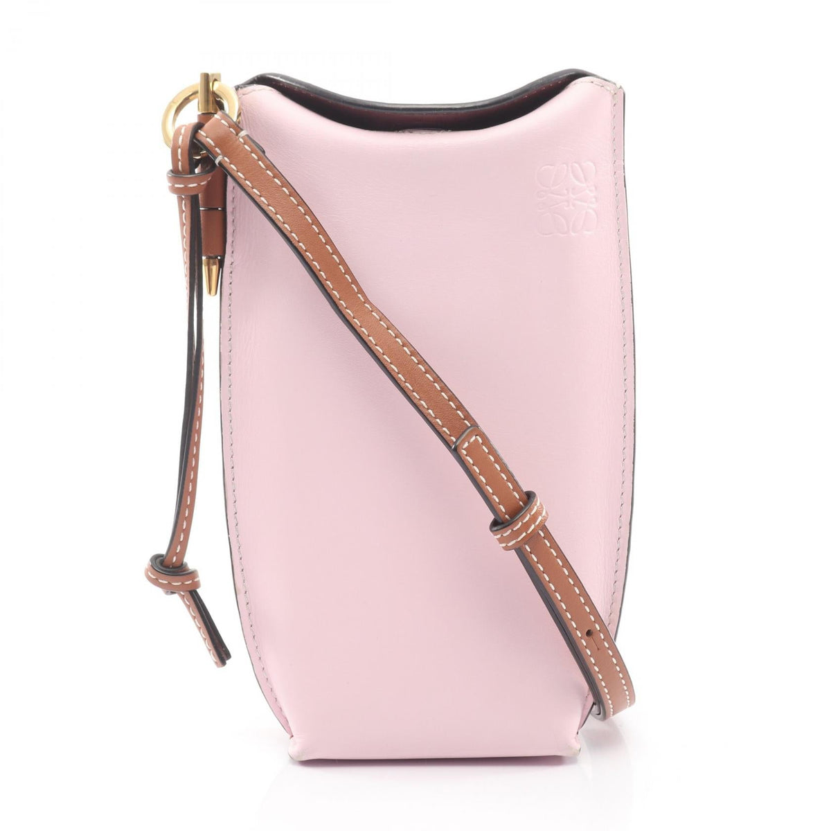 ロエベ Gate Pocket レザーショルダーバッグ