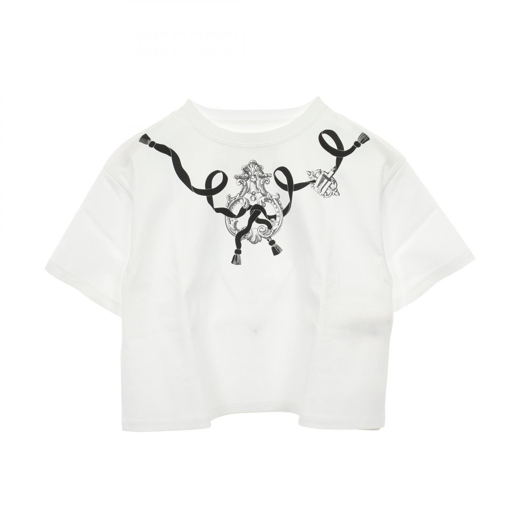 エルメス カルトゥッシュフェロヌリー コットン半袖Tシャツ
