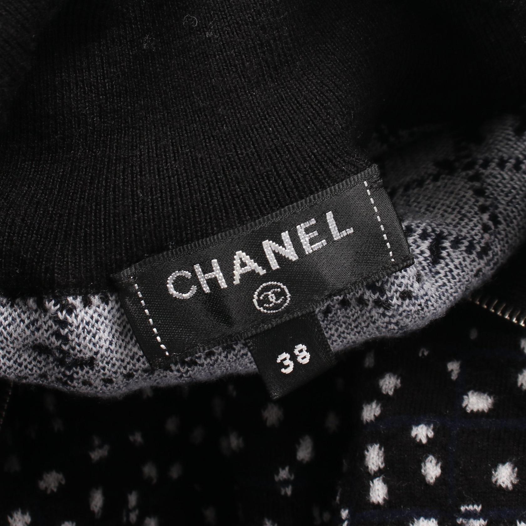 シャネル ロゴ ウールニットトップス