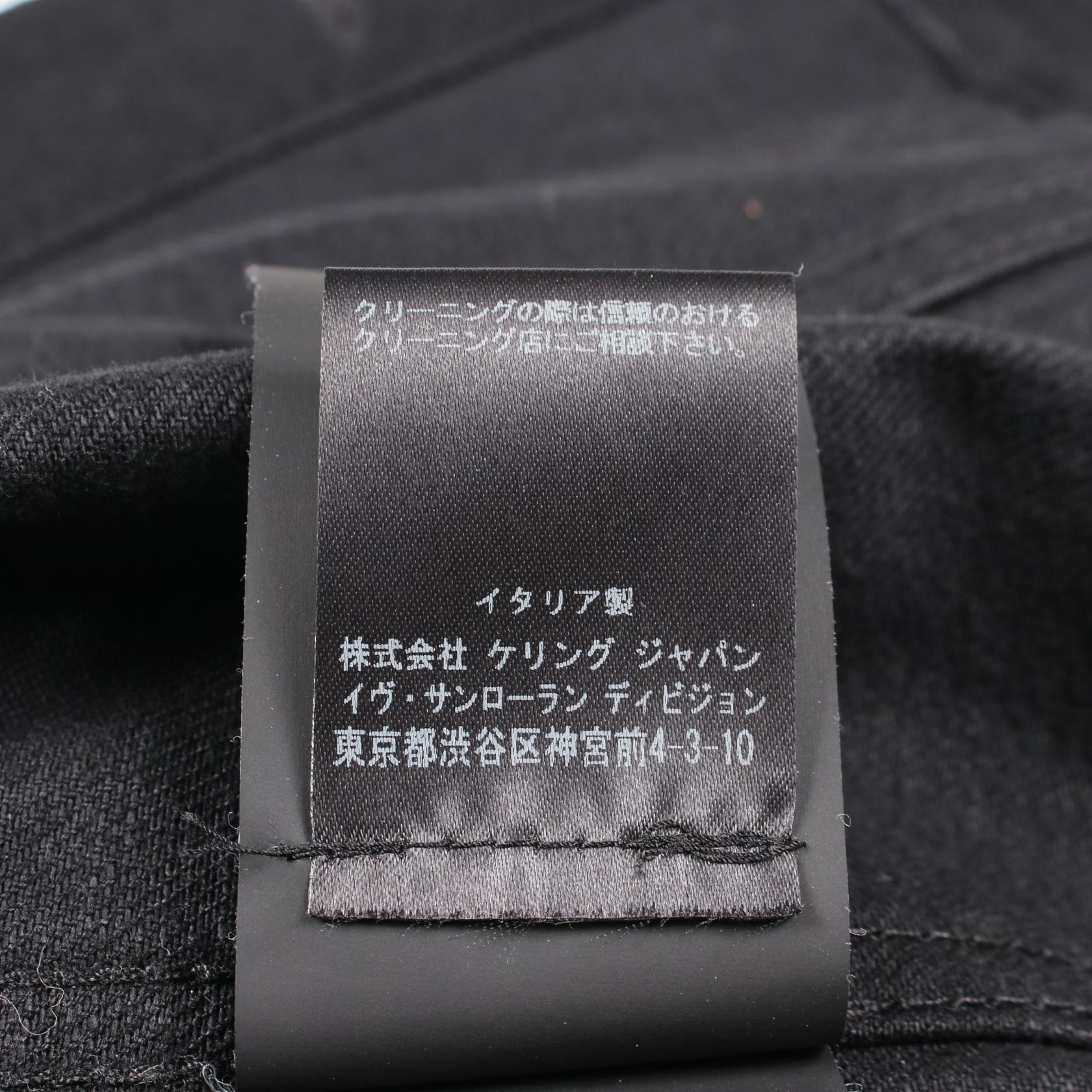 サンローランパリ コットンデニムジャケット