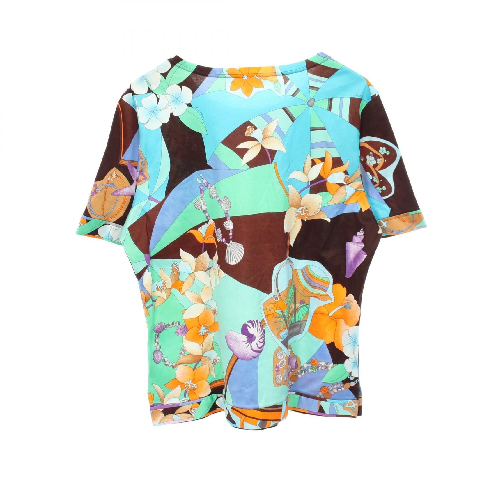 レオナールスポーツ コットン半袖Tシャツ