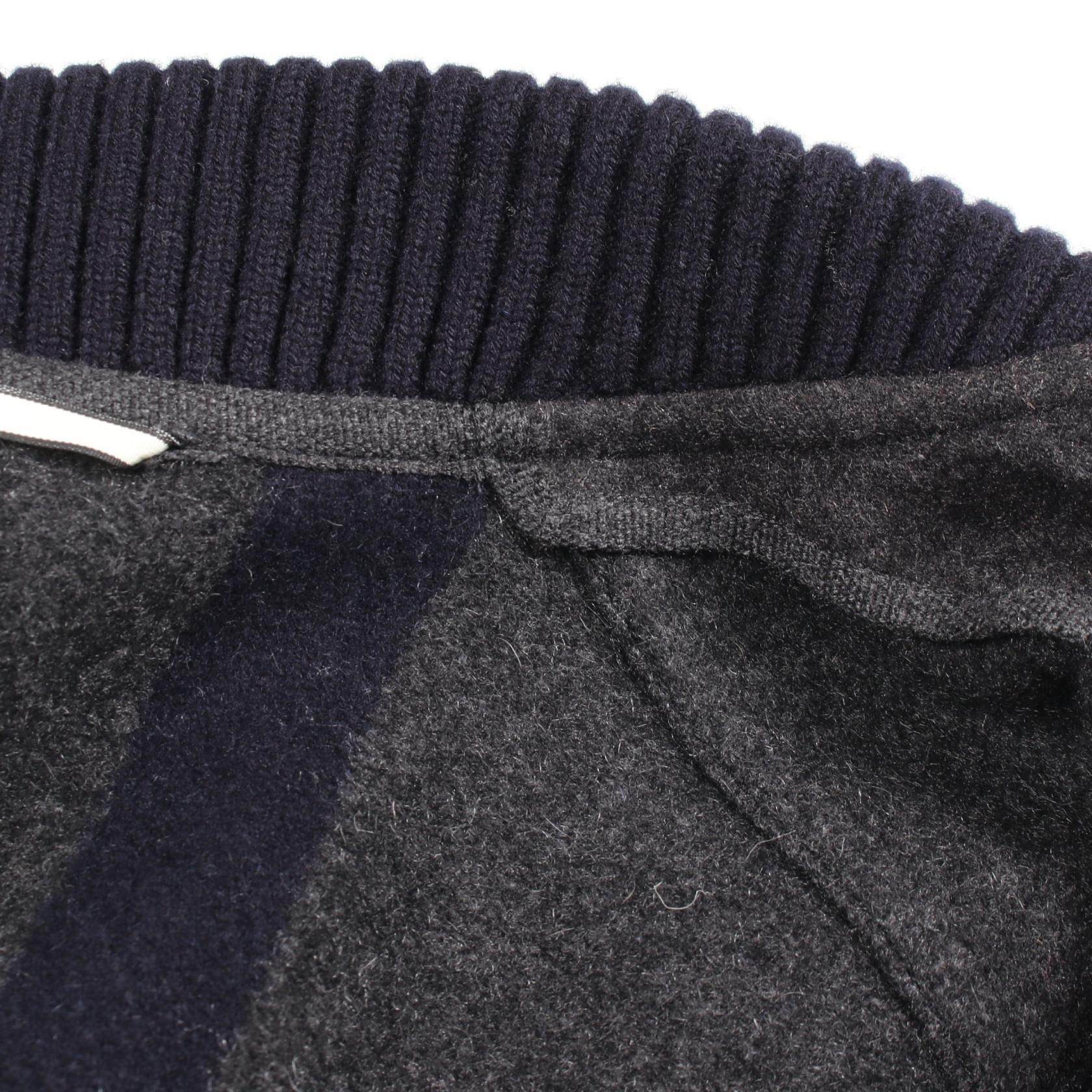 エルメス バーシティ カシミヤ レザー ジャケット