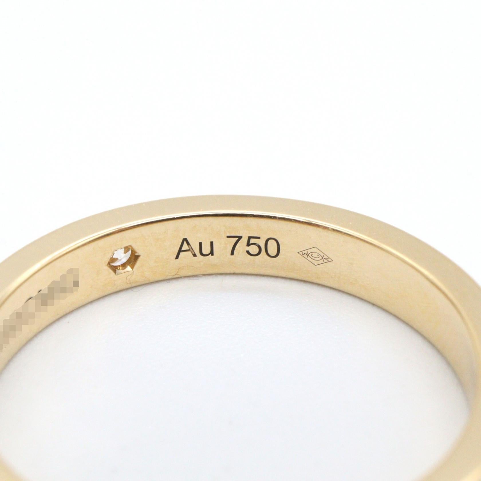 カルティエ Cドゥカルティエ Au750 ダイヤモンドリング 11.5号