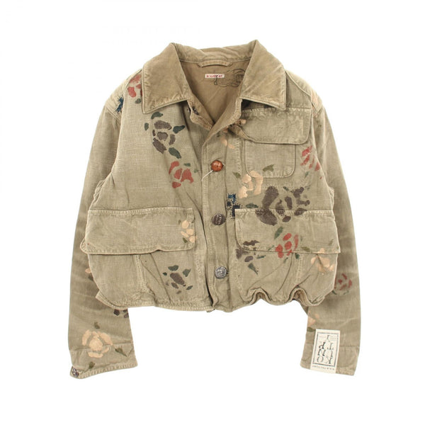 キャピタル ファブリックレザーコットンジャケット