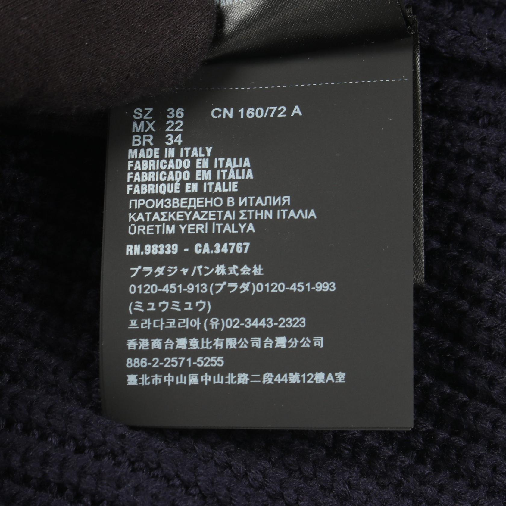 プラダ ウールタートルネックニット