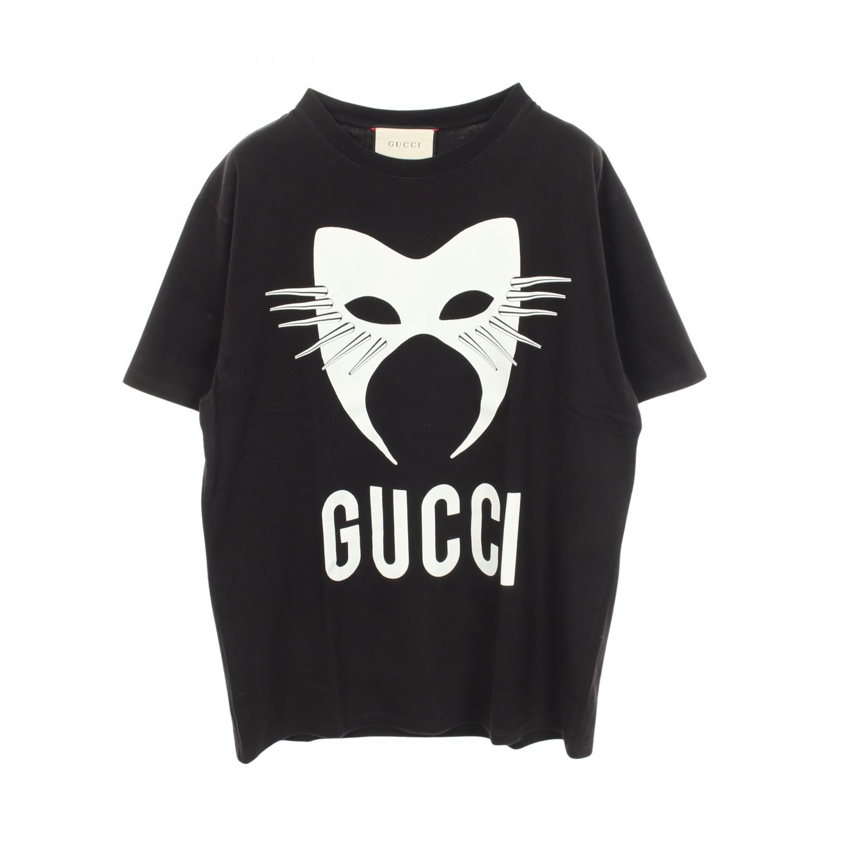グッチ スパイクマスク コットン半袖Tシャツ