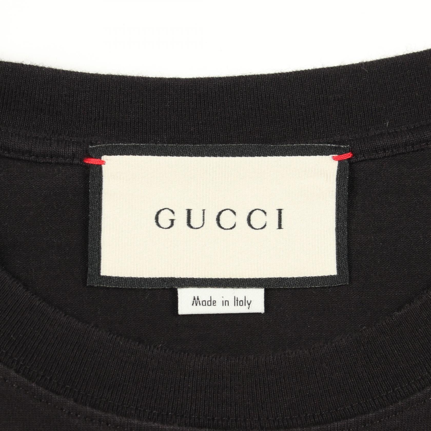 グッチ スパイクマスク コットン半袖Tシャツ