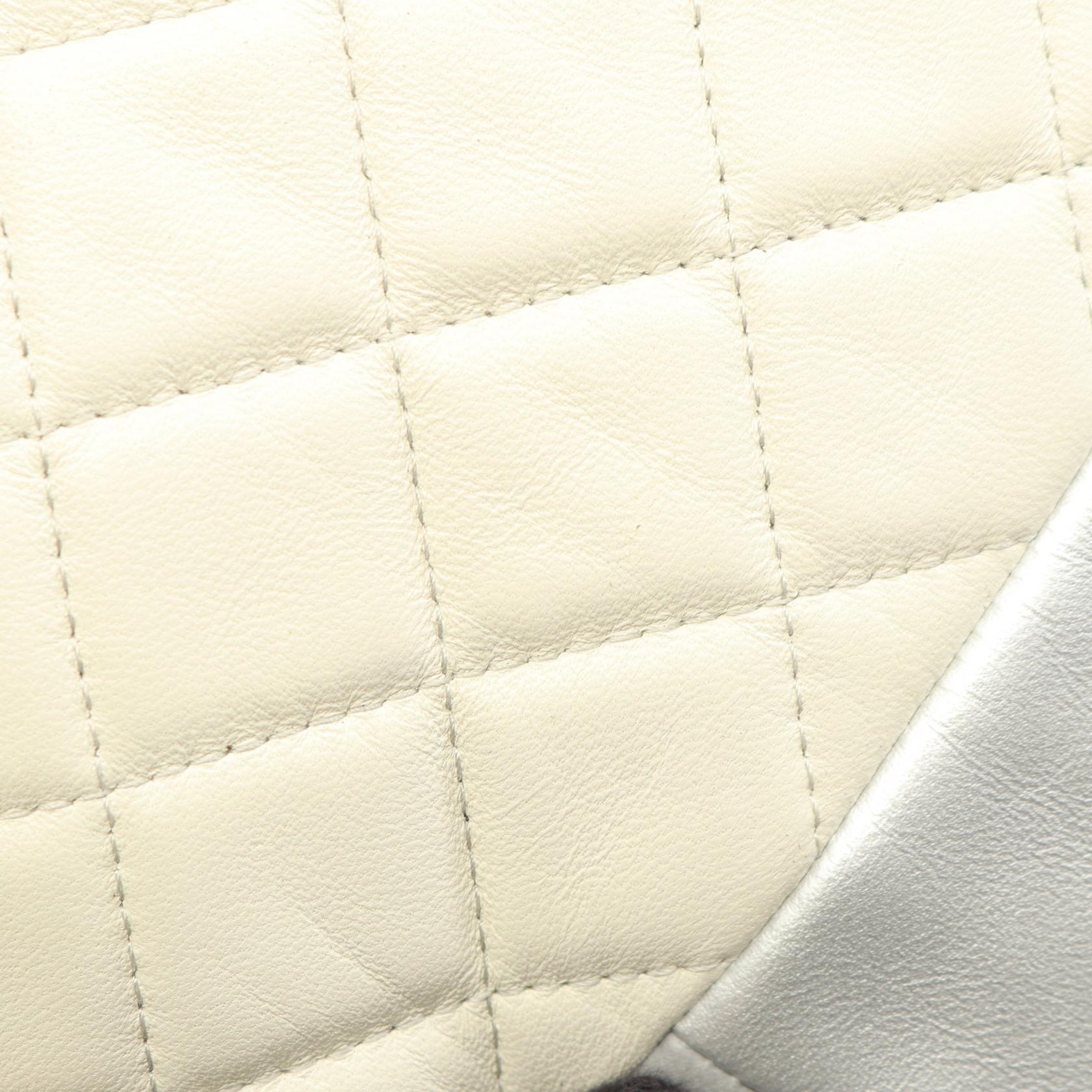 シャネル ココマーク パッチワーク ラムスキン クラッチバッグ
