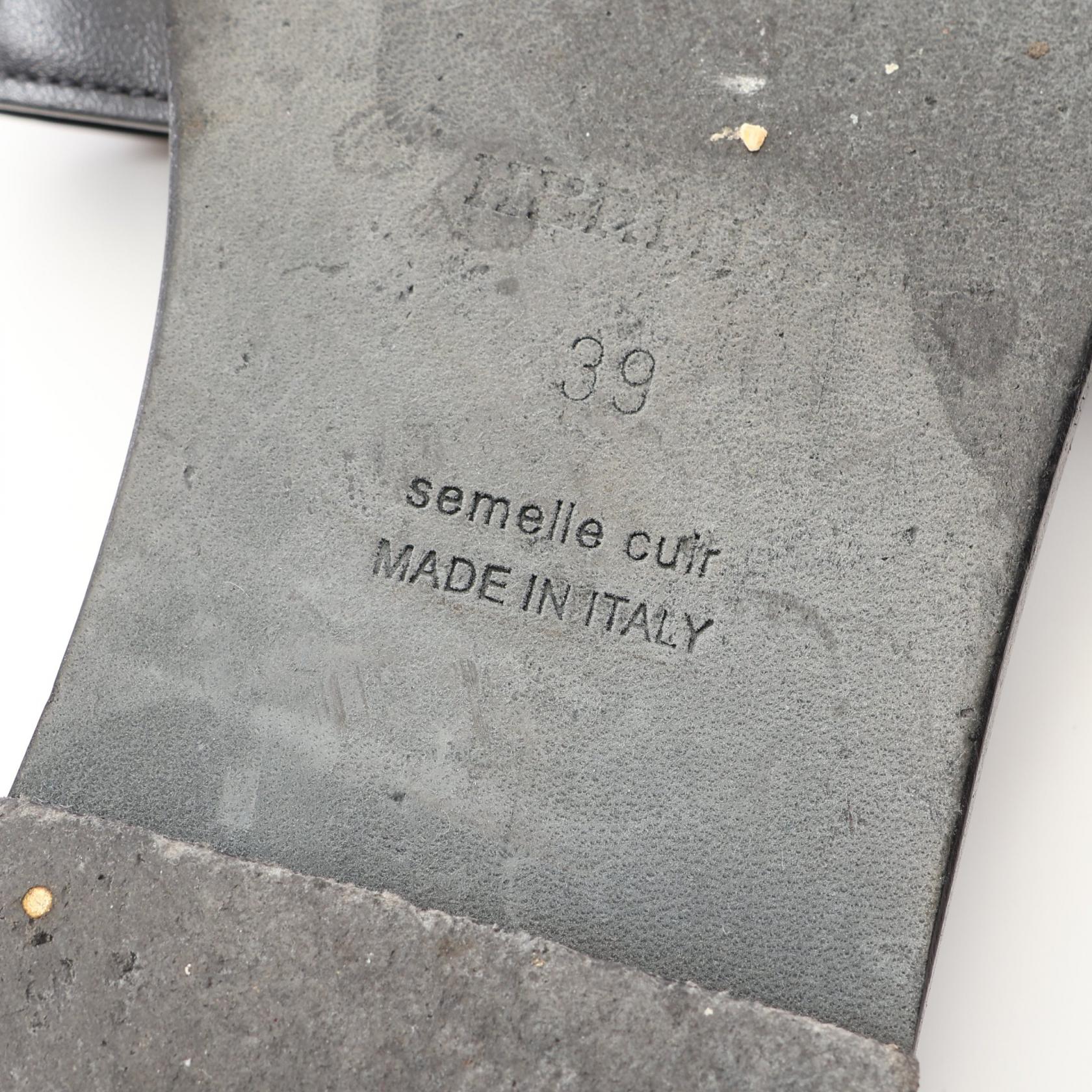 エルメス オラン レザーサンダル39