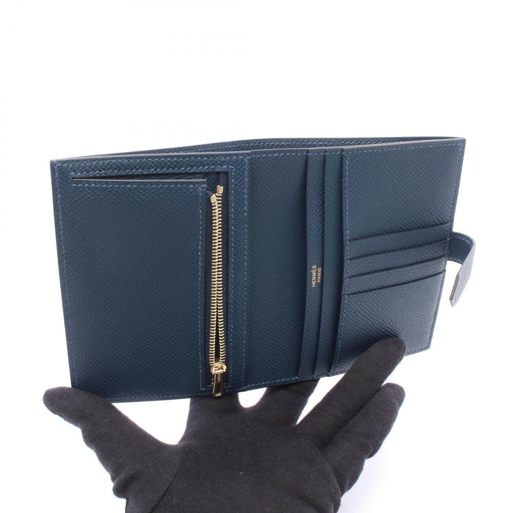 エルメス ベアンコンパクト 二つ折り財布 ヴォーエプソン