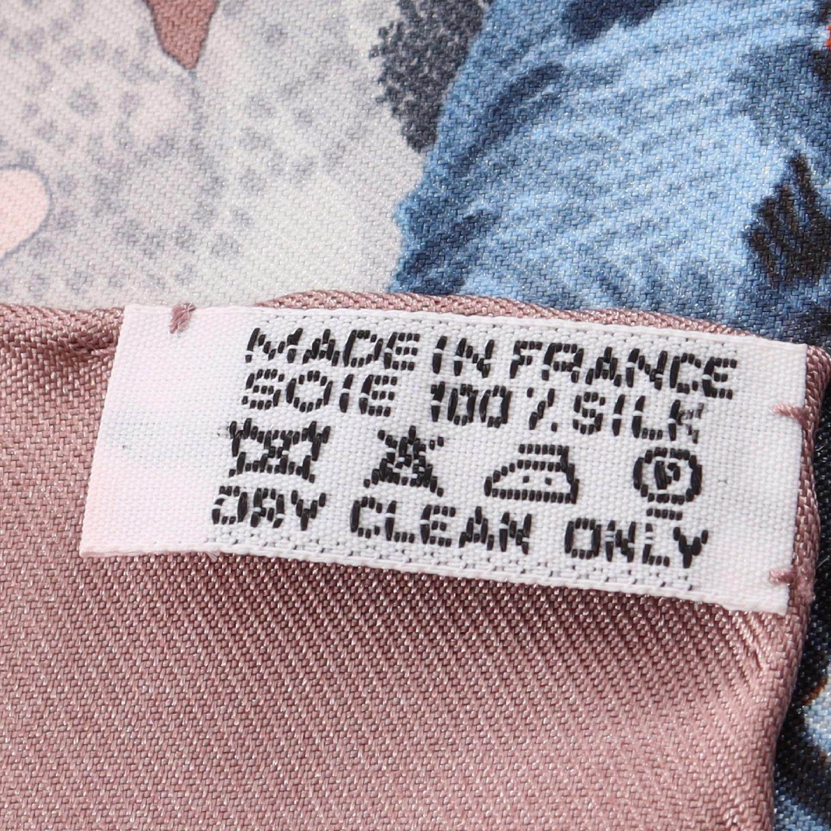 エルメス カレ90 Confidents des Coeurs シルクスカーフ