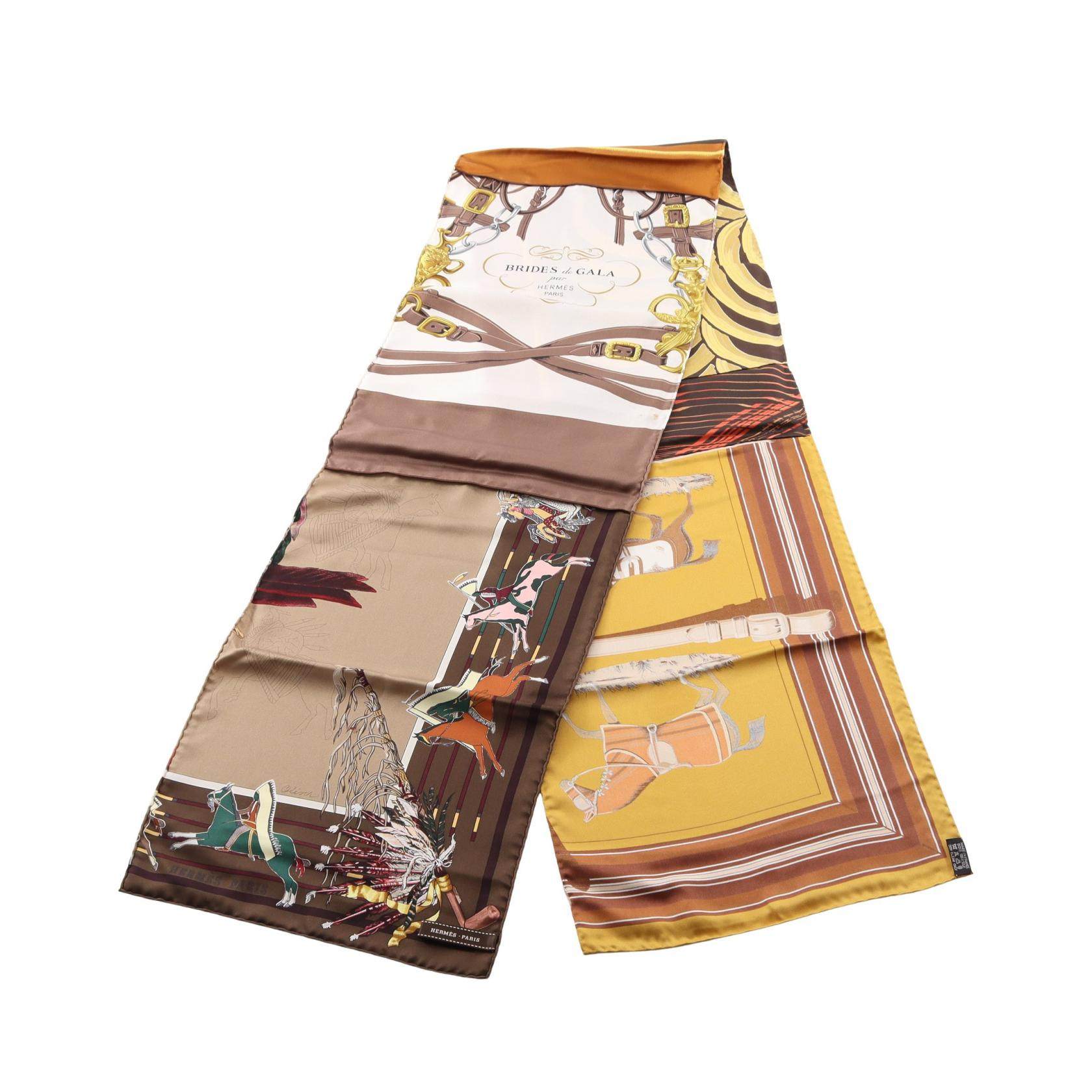 エルメス シルクロングスカーフ