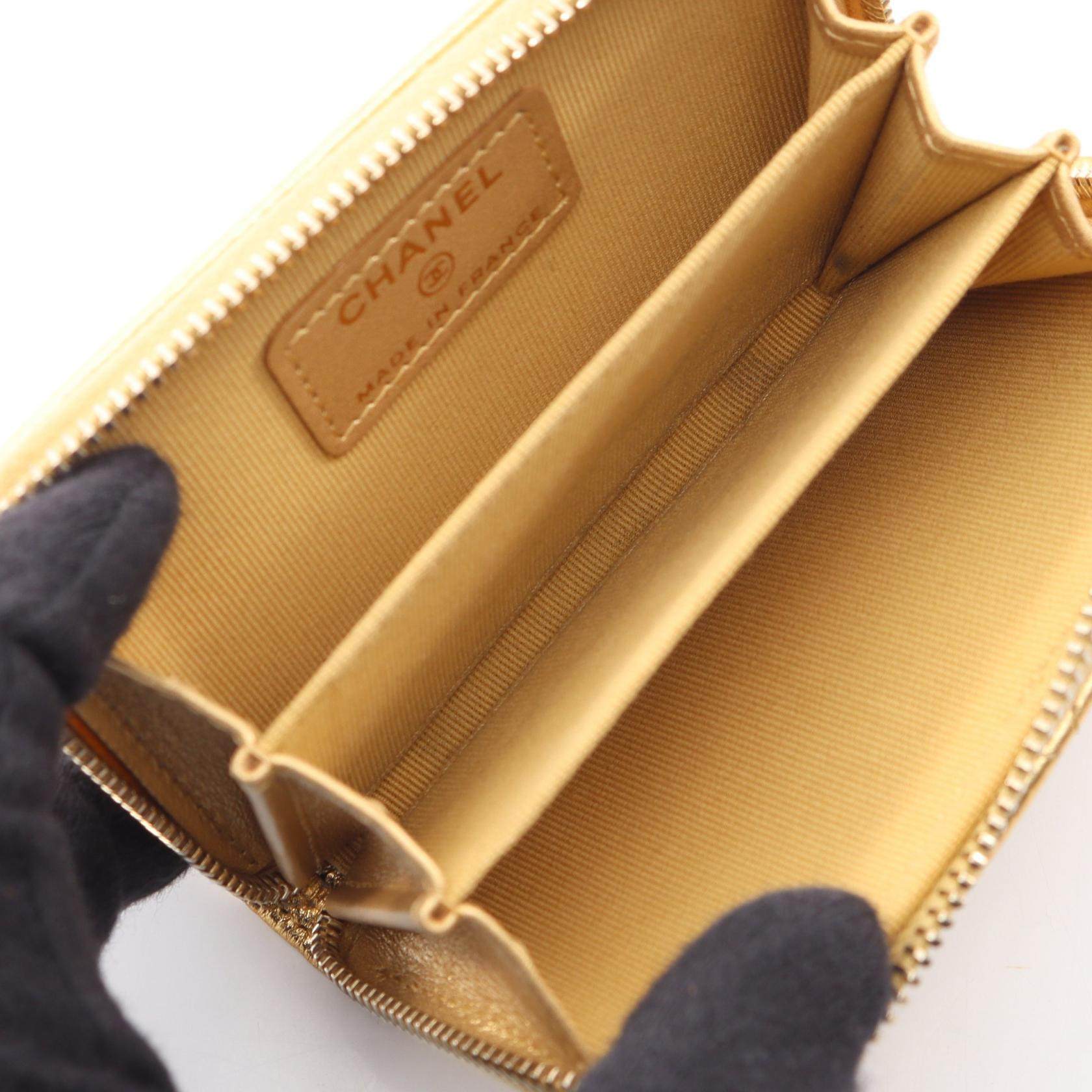 シャネル クラシック ジップ コインパース キャビアスキン コインケース