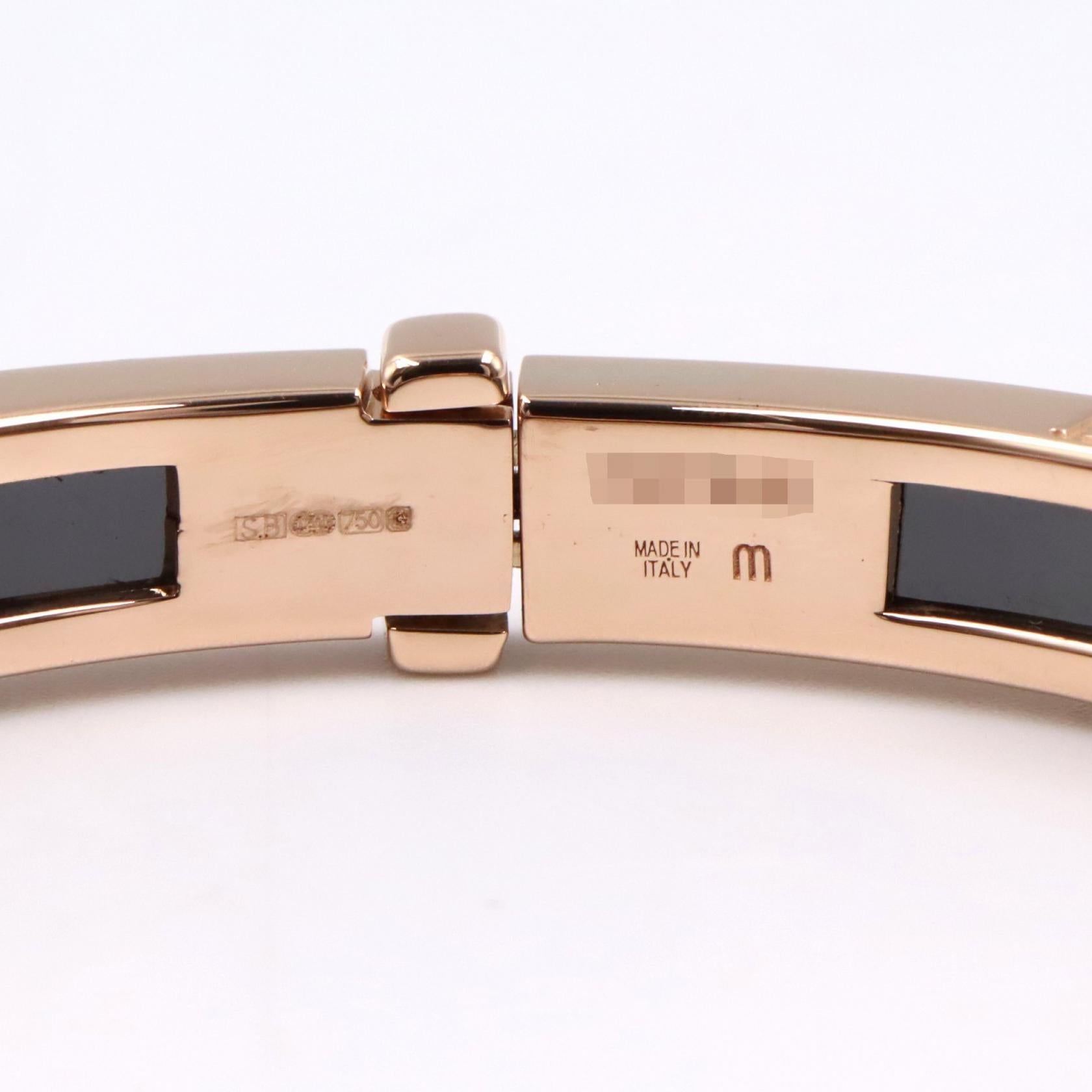 ブルガリ B-zero1 K18PG セラミック バングル サイズ 17