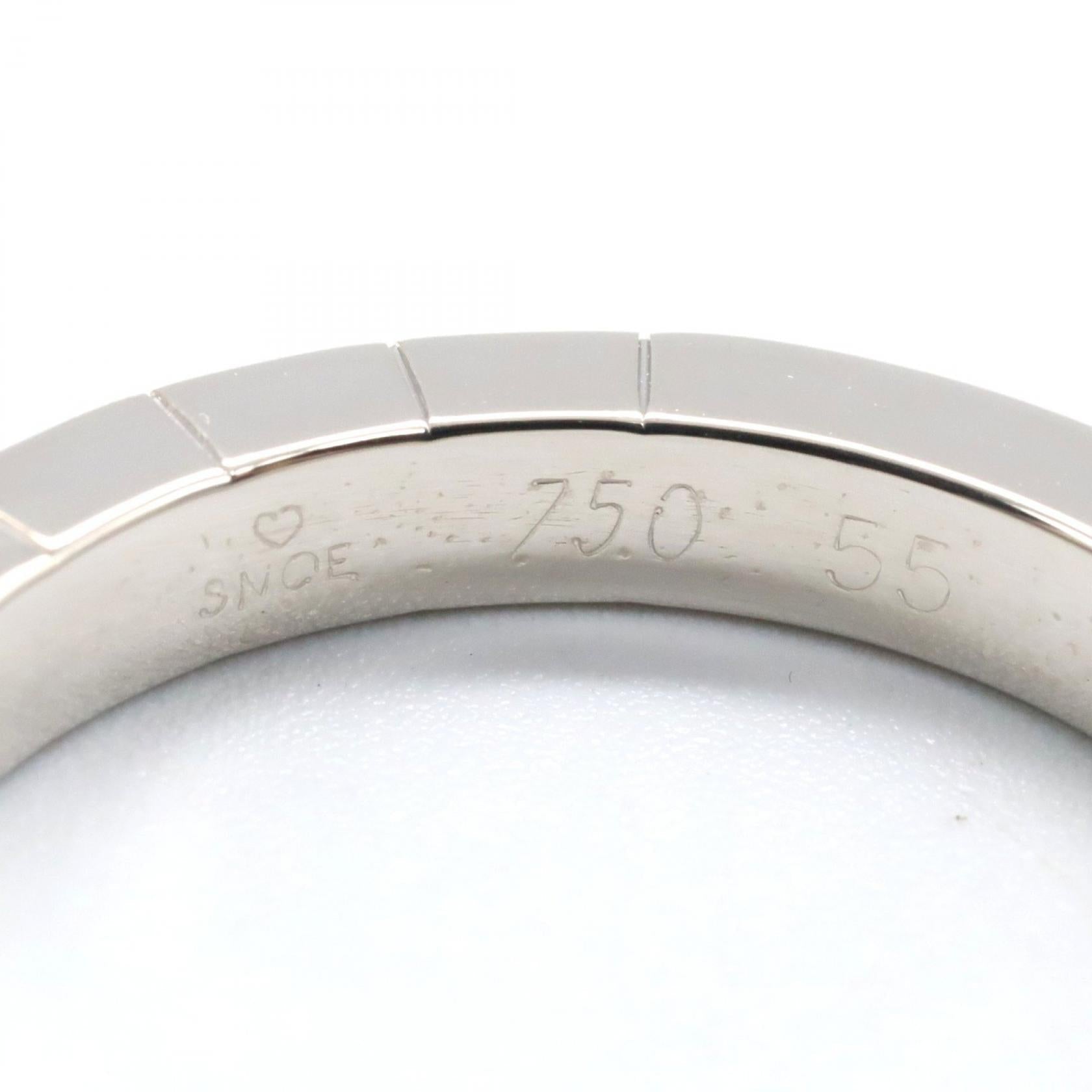 カルティエ ラニエール Au750ホワイトゴールド リング 14号