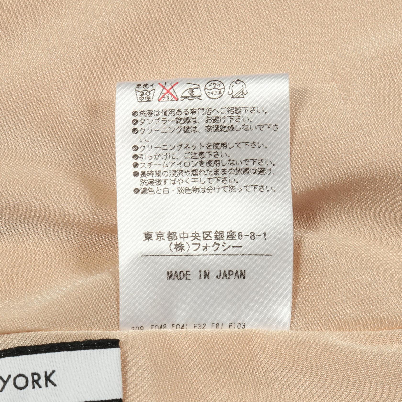 フォクシーニューヨーク ポリエステルワンピース