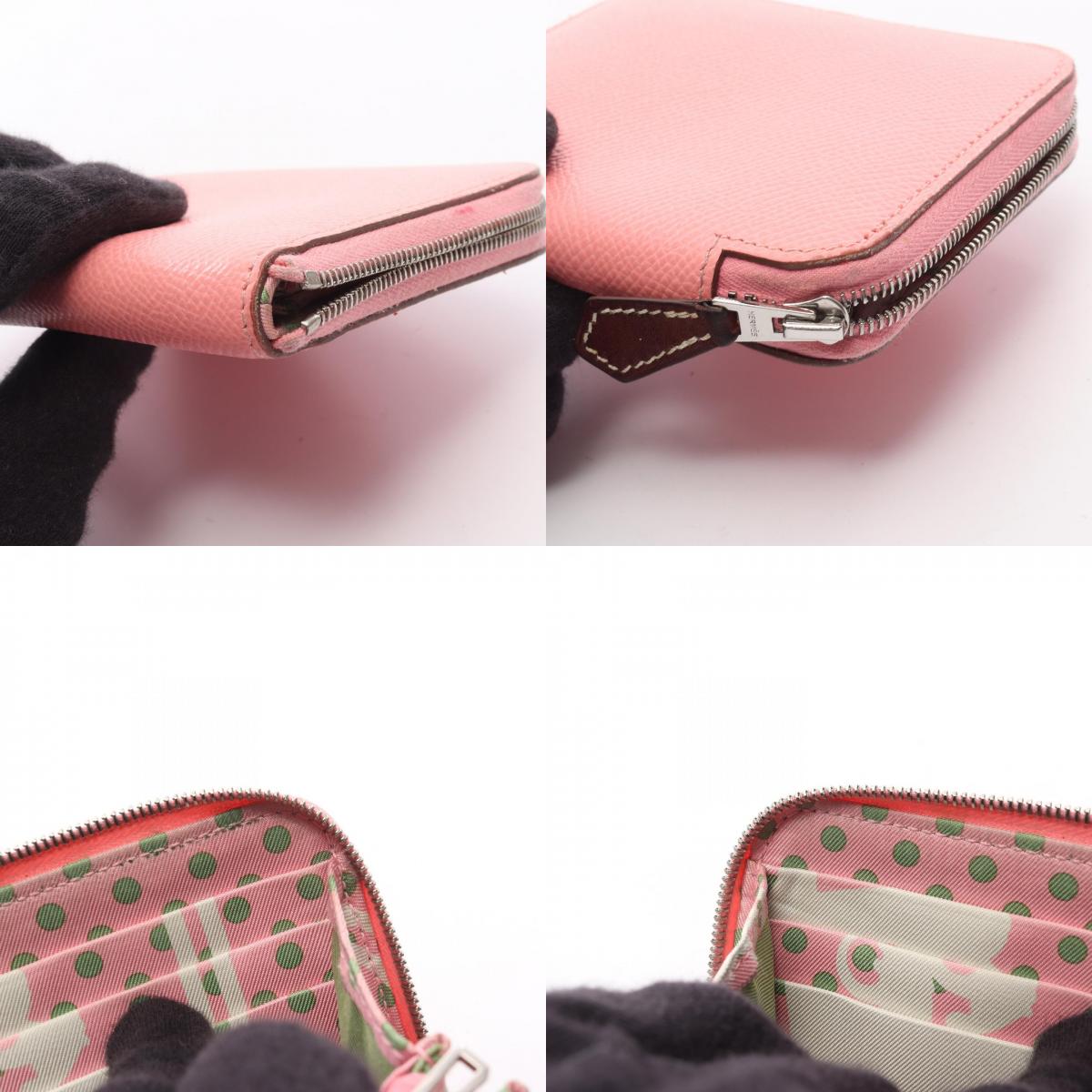 エルメス アザップコンパクト シルクイン レザー 財布