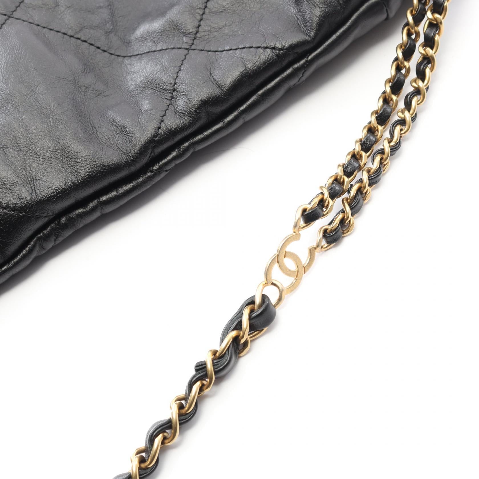 シャネル シャネル22 レザー バックパック