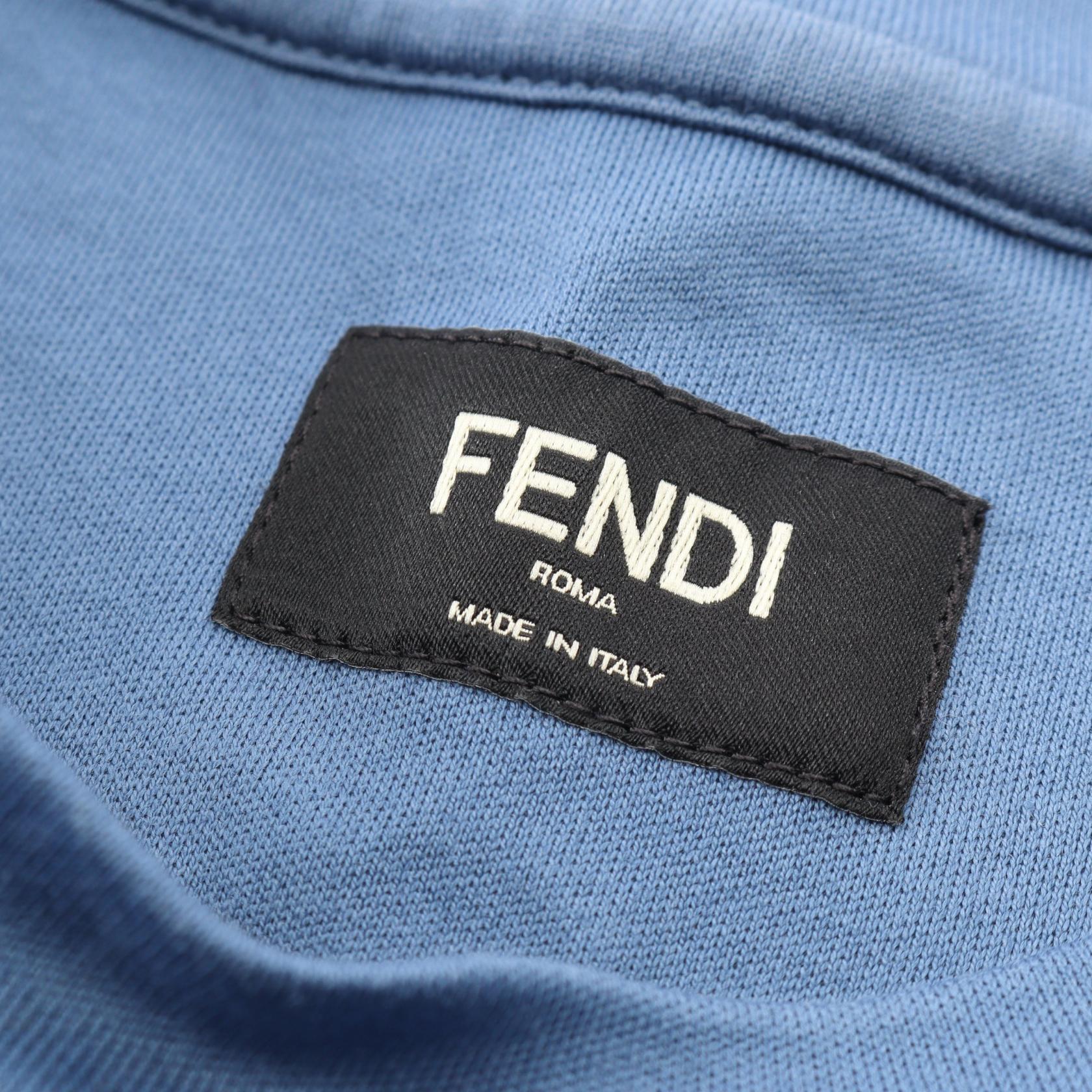 フェンディ コットン半袖Tシャツ