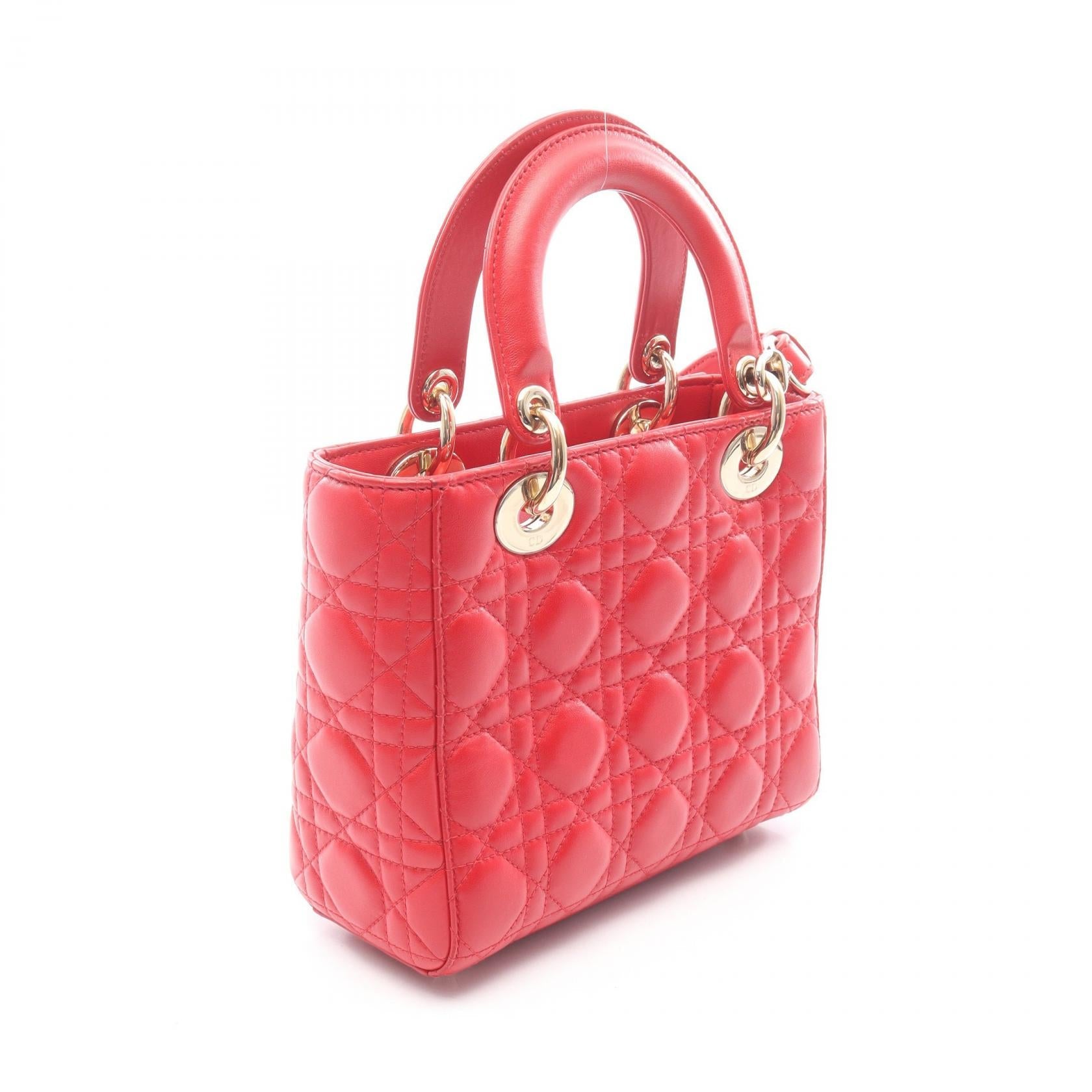ディオール LADY DIOR MY ABCDIOR レザー2wayバッグ