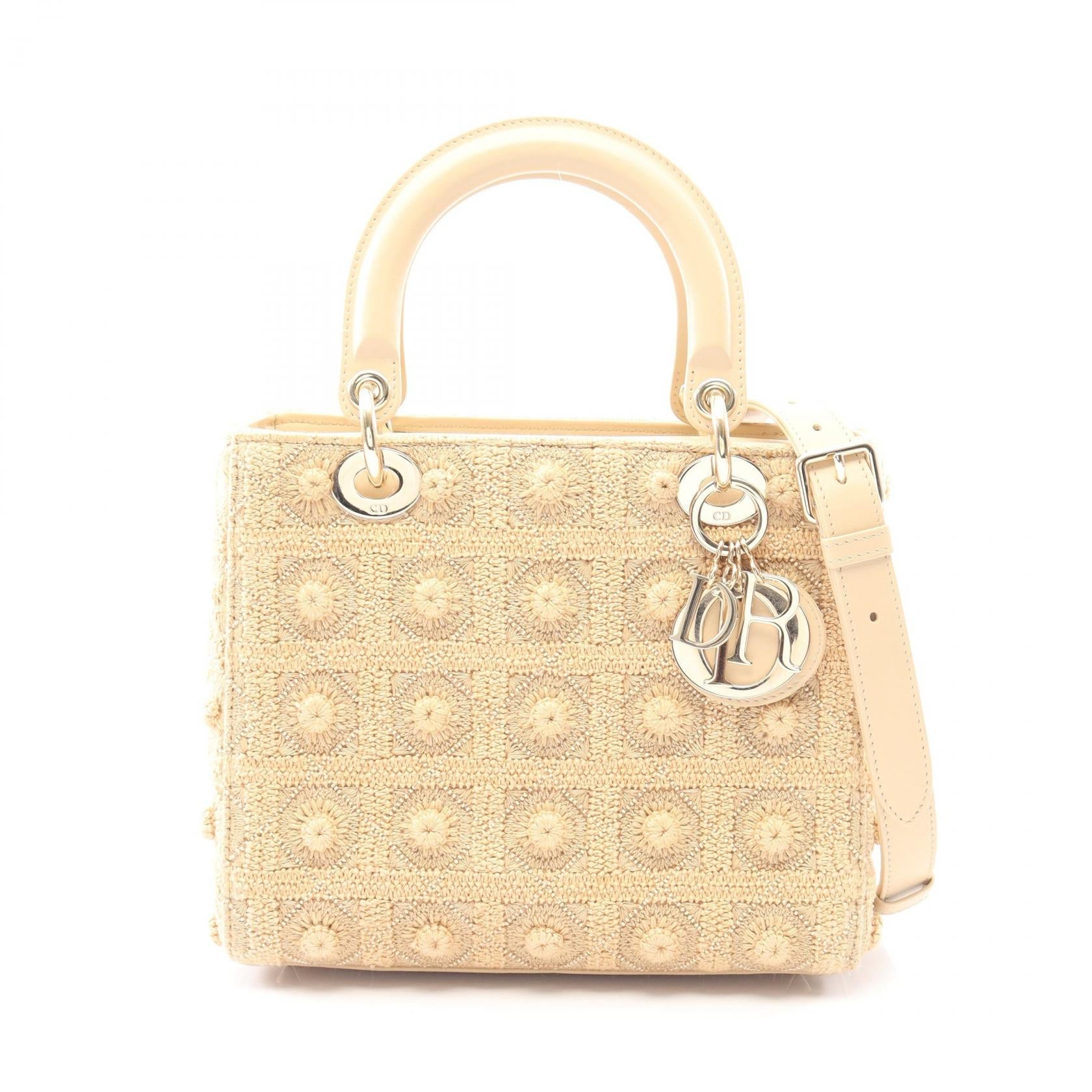 ディオール LADY DIOR キャンバス レザー 2wayバッグ